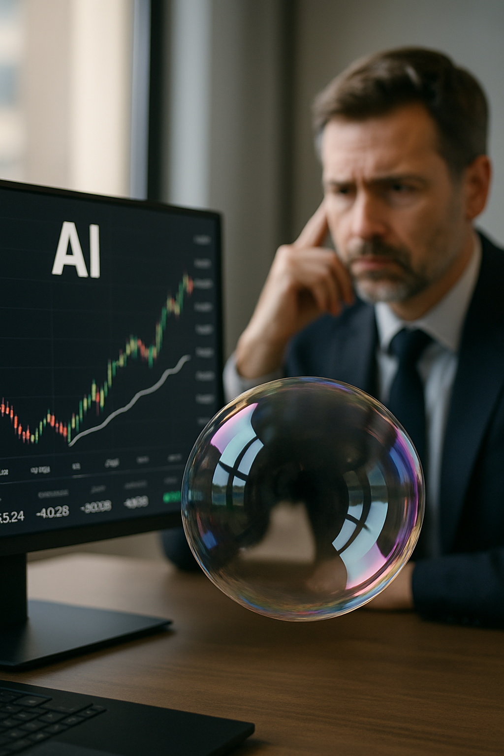 Analistas advierten sobre valoraciones elevadas en acciones de IA estilo burbuja dotcom