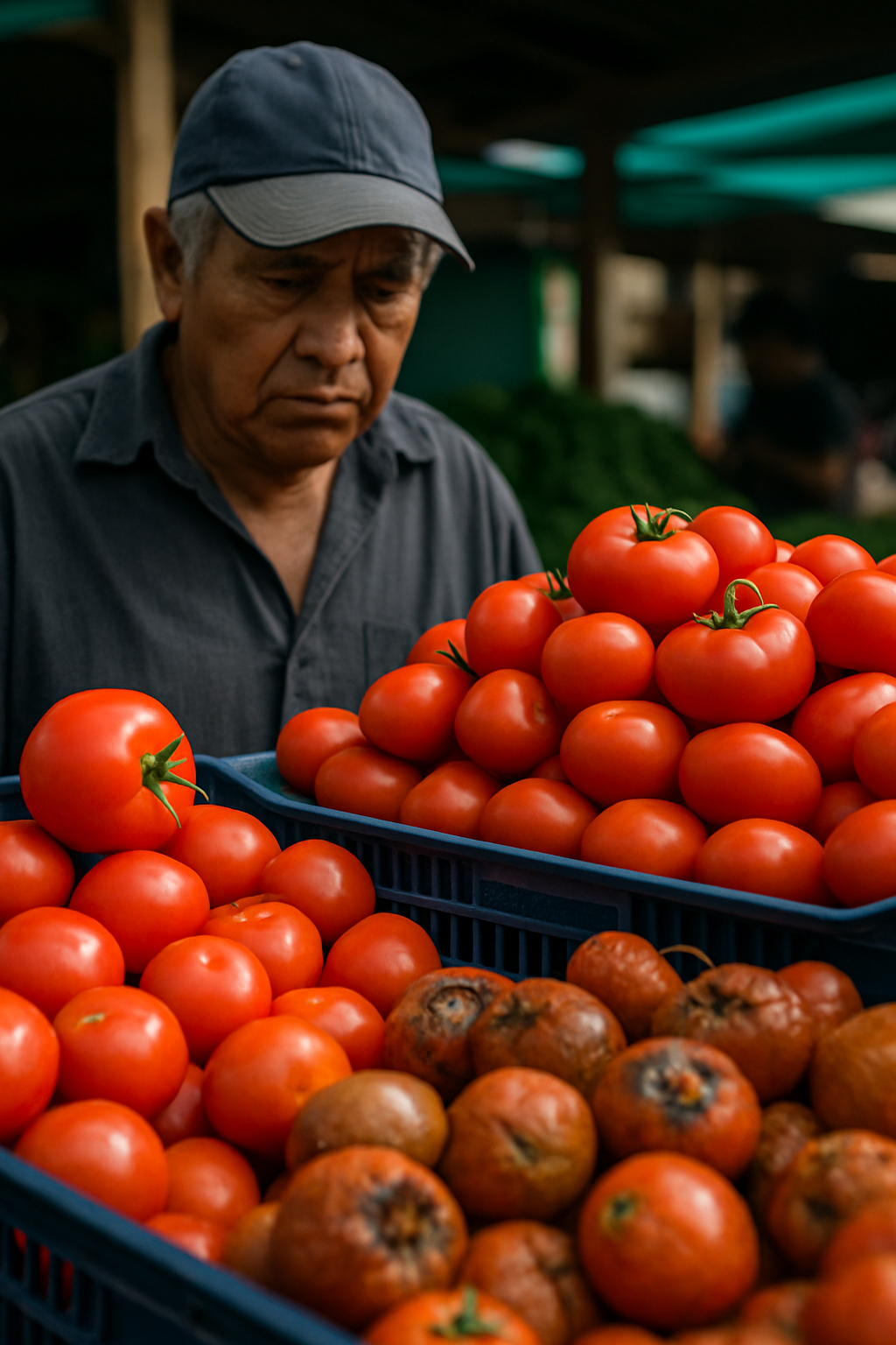 Aranceles de EU desploman precios del jitomate en México en agosto