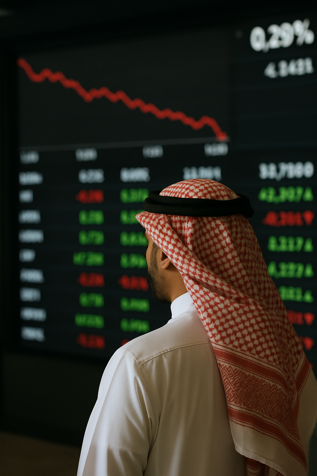 Bolsa Saudí cierra a la baja con caída del 0.29% en el Tadawul