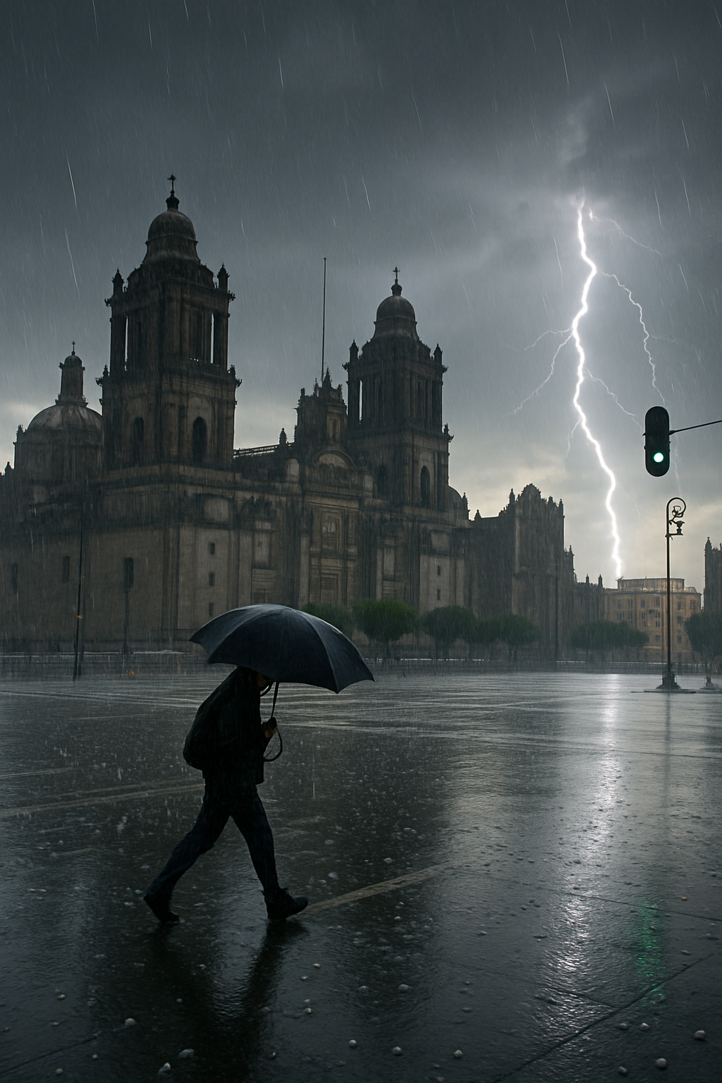 CDMX enfrenta lluvias intensas con riesgos de granizo y rayos este 3 de septiembre
