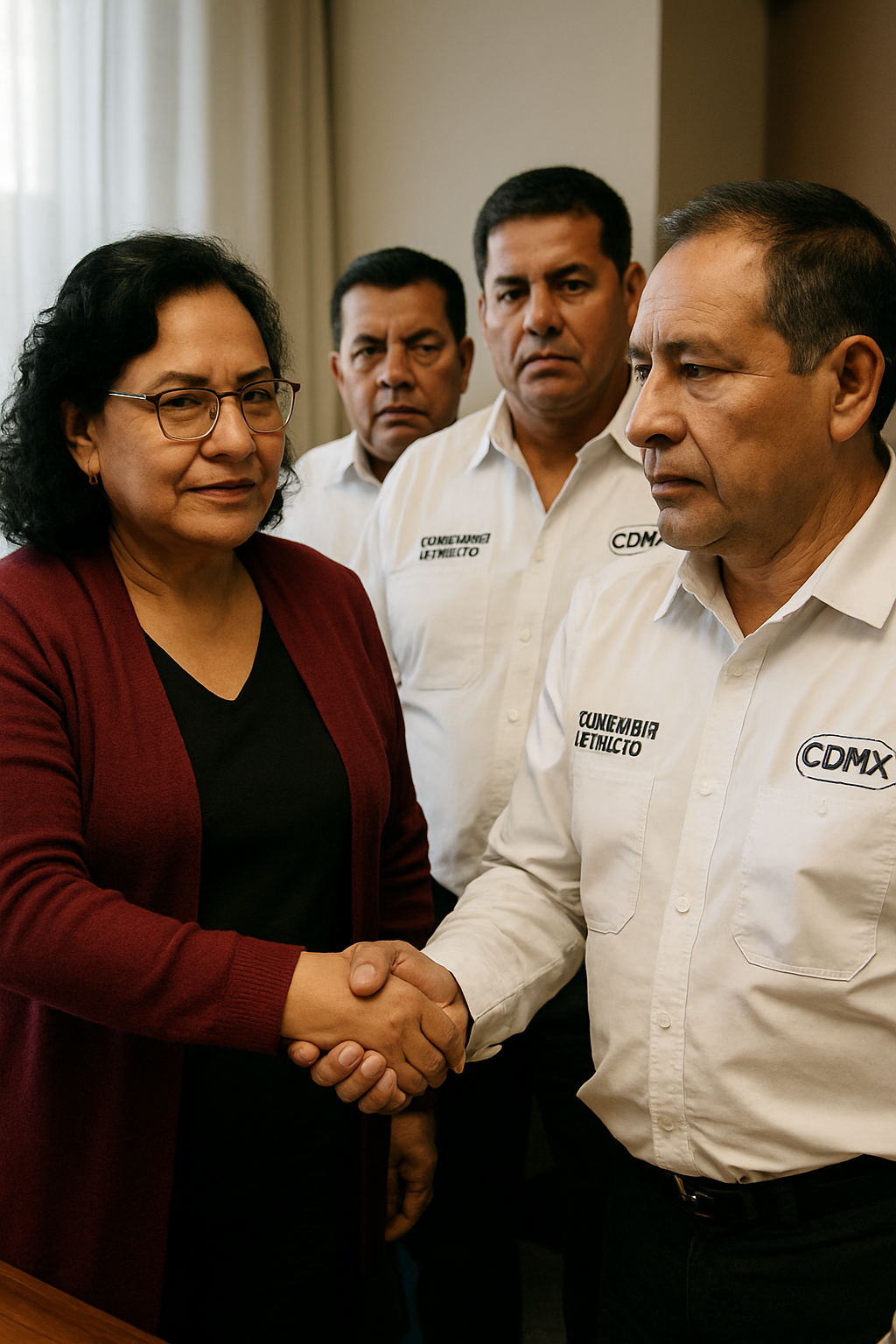 Clara Brugada y transportistas de CDMX acuerdan posible ajuste en tarifa del transporte público