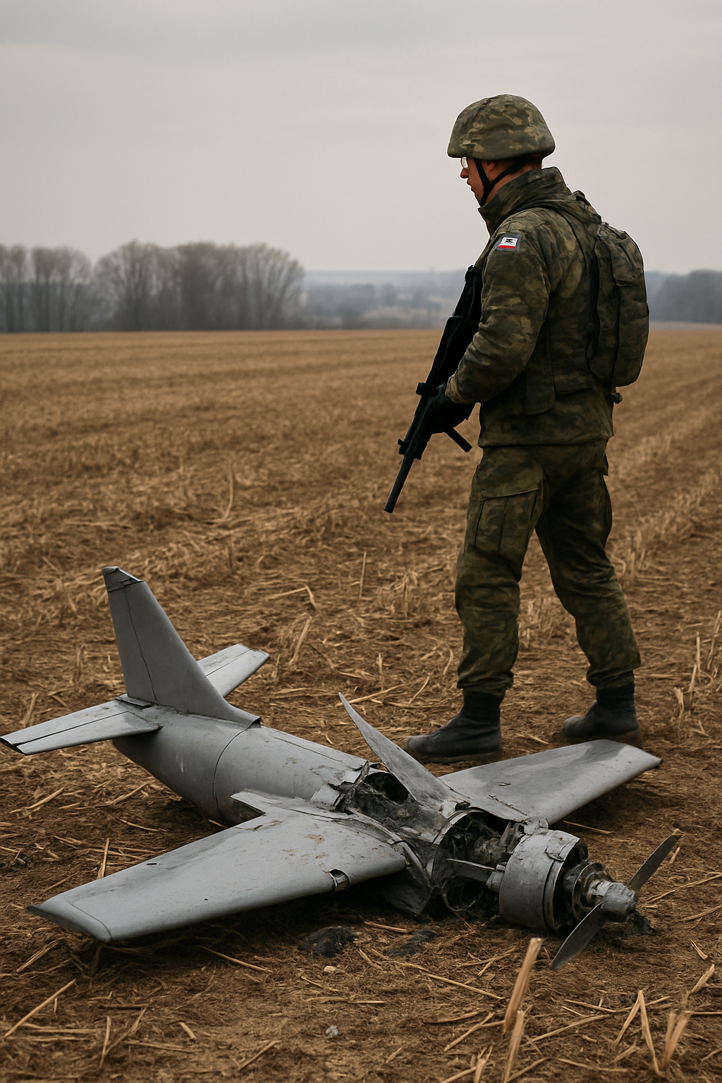 Polonia derriba drones rusos tras invasión a su espacio aéreo desde Ucrania