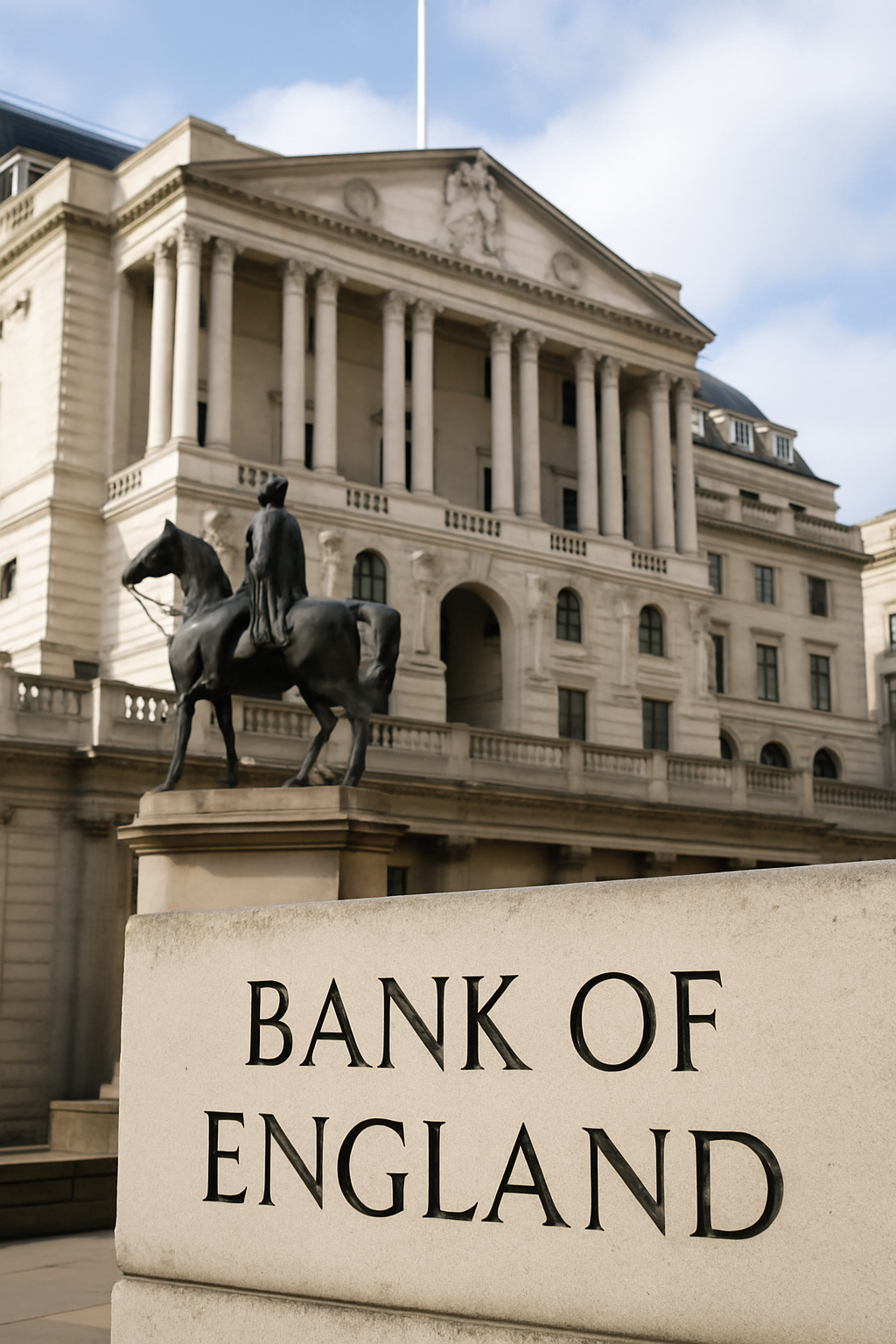 Banco de Inglaterra reduce tasa al 3,75% ante desaceleración de inflación