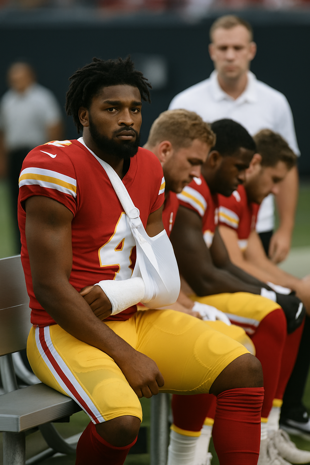 Chiefs colocan a Rashee Rice y tres jugadores más en lista de lesionados