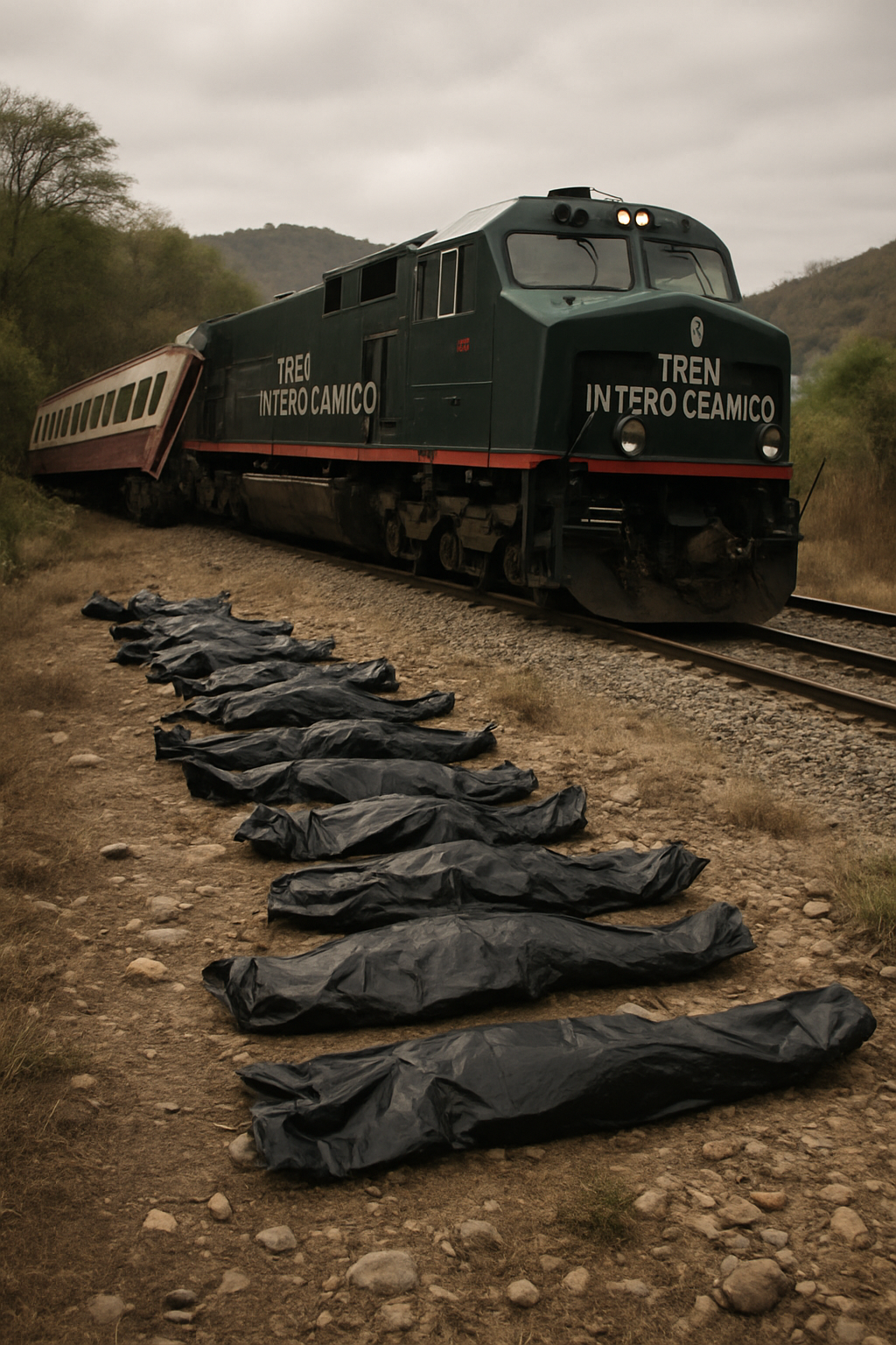 Confirman 13 fallecidos tras descarrilamiento del Tren Interoceánico en Oaxaca