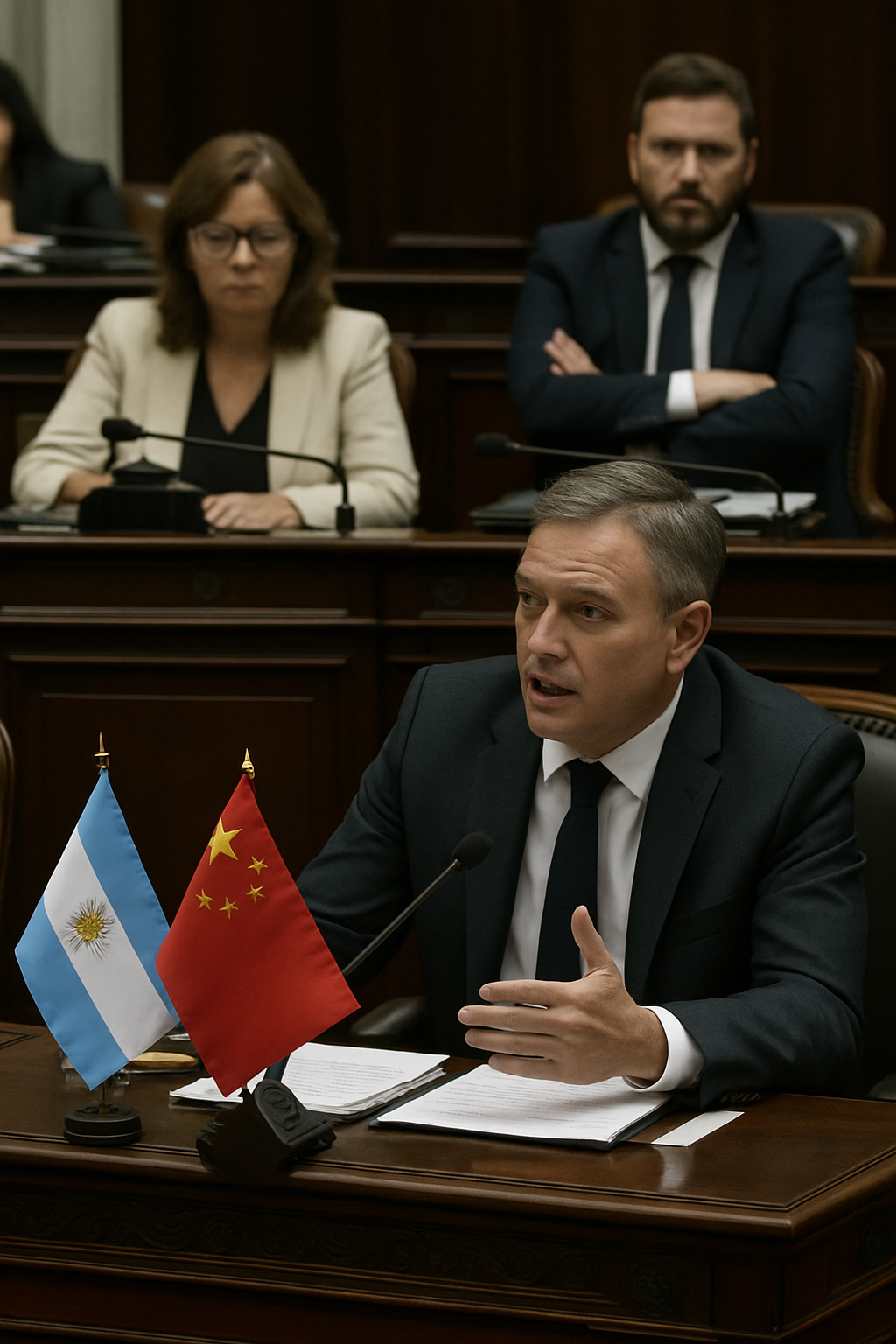 Diputados moderan aranceles a China con votos divididos en alianza oficialista