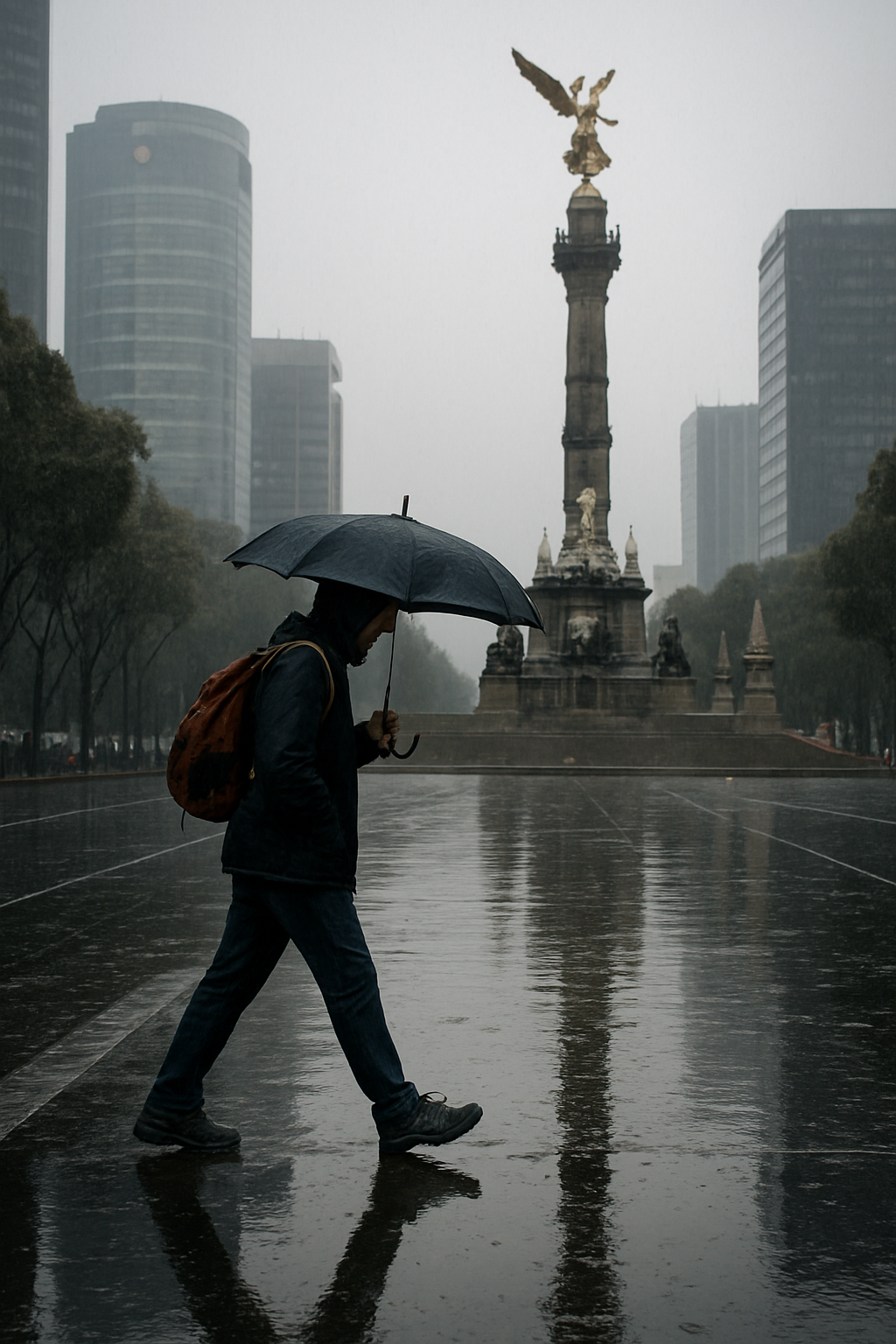 Lluvias atípicas afectan la Ciudad de México durante diciembre 2025