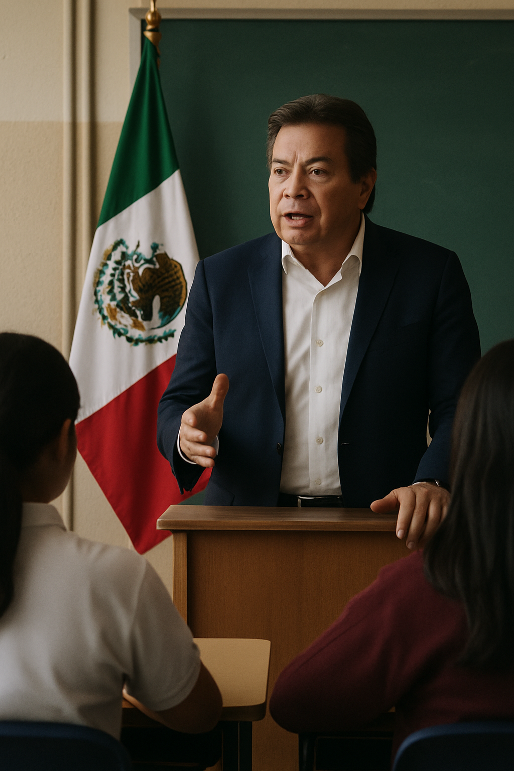 Mario Delgado reafirma la Nueva Escuela Mexicana tras propuesta de comités obradoristas