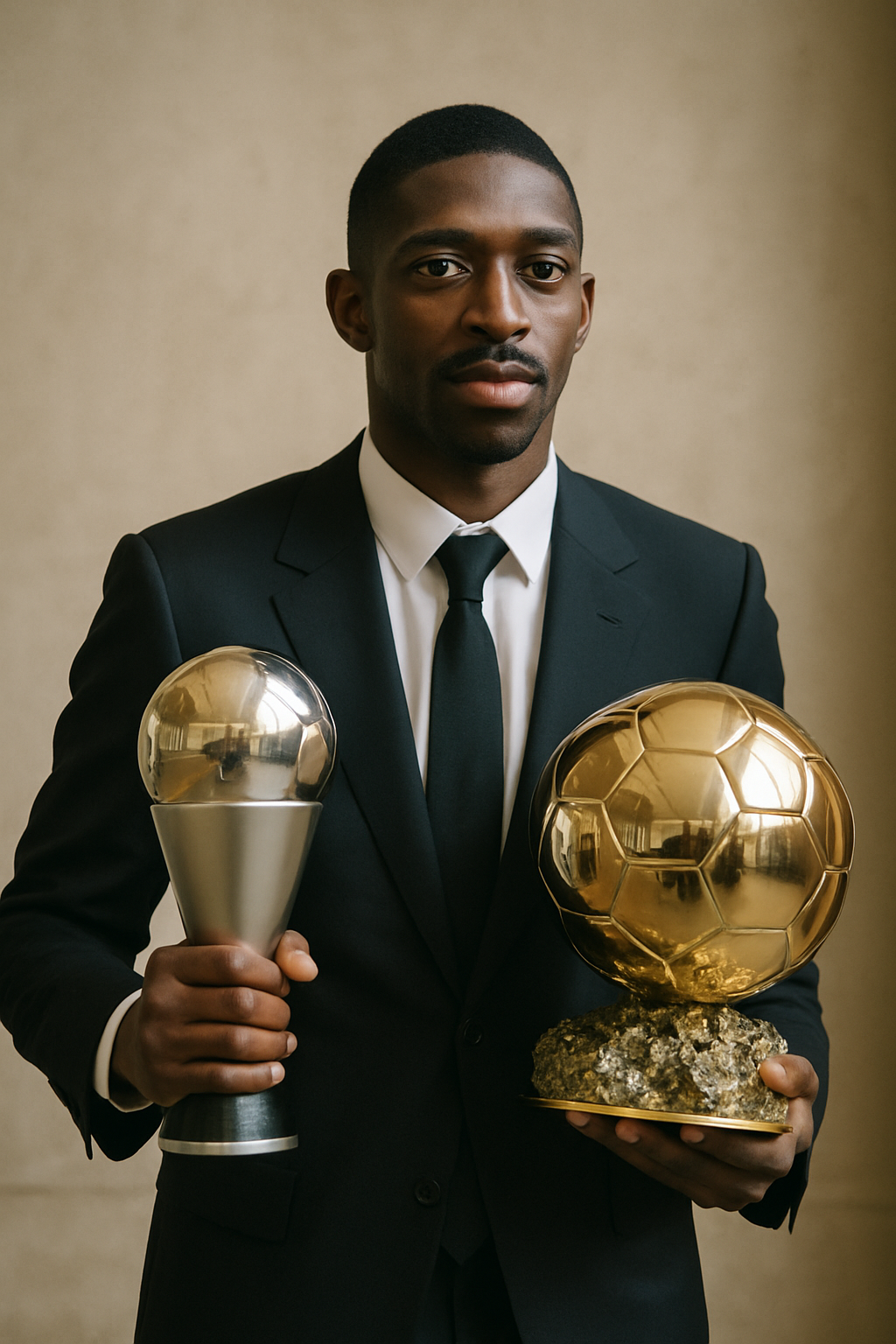 Ousmane Dembélé recibe el premio The Best de la FIFA tras conquistar Balón de Oro