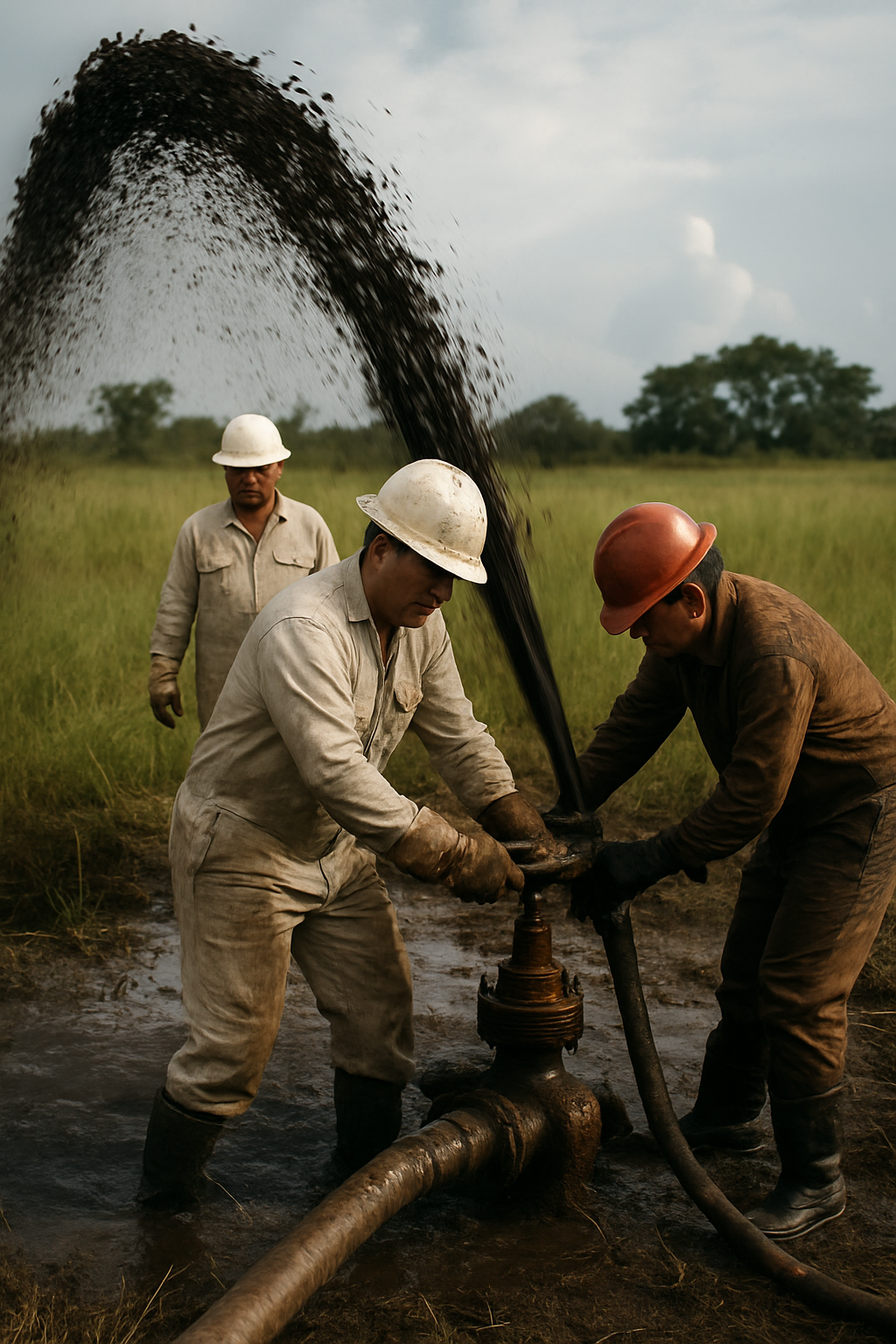 Pemex trabaja en contener fuga en ducto de combustible en Tabasco