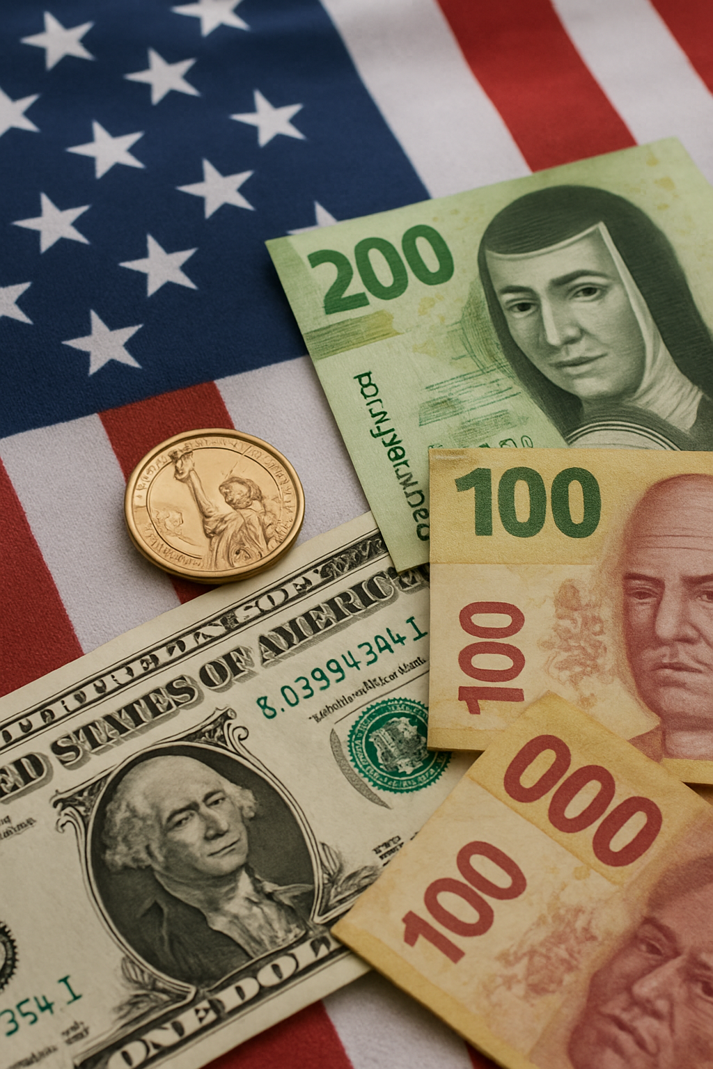 Peso mexicano gana terreno tras datos positivos del empleo en Estados Unidos