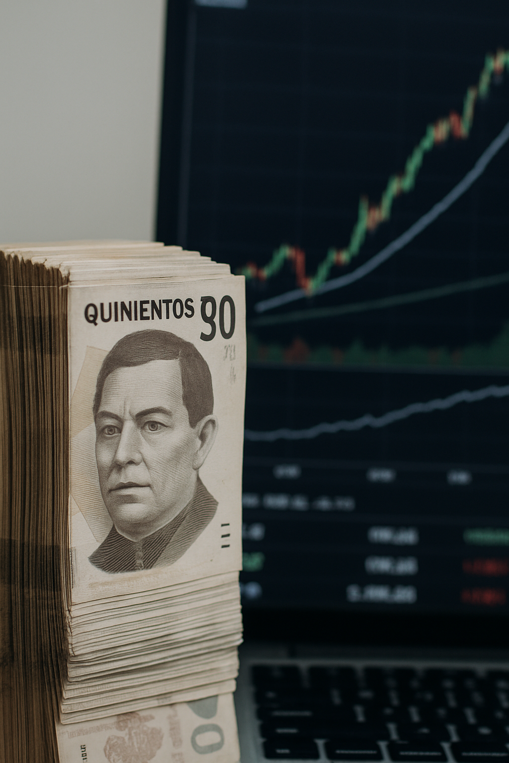 Peso se deprecia ligeramente; BMV alcanza nuevo récord histórico