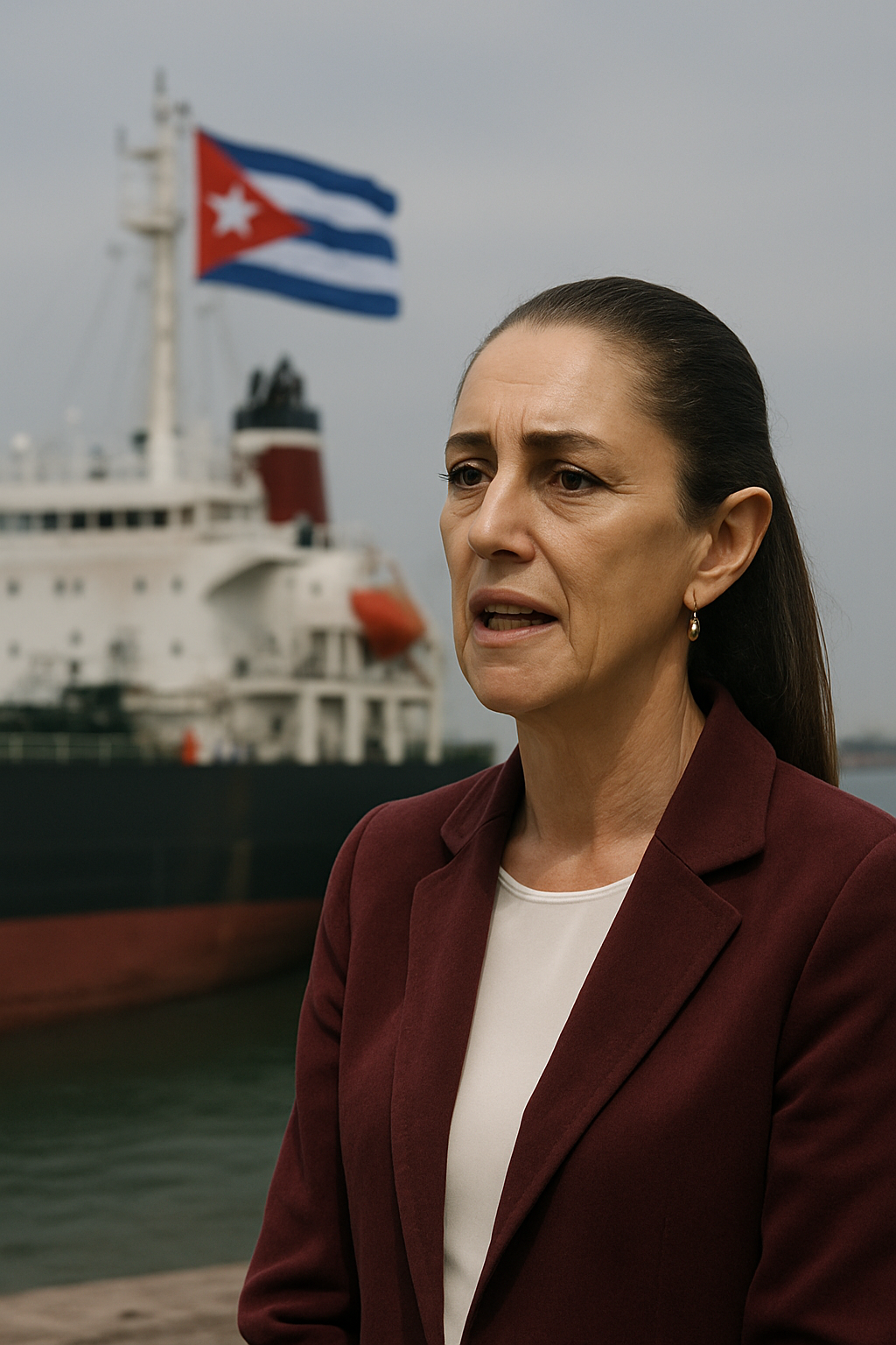 Sheinbaum defiende envío legal de petróleo mexicano a Cuba