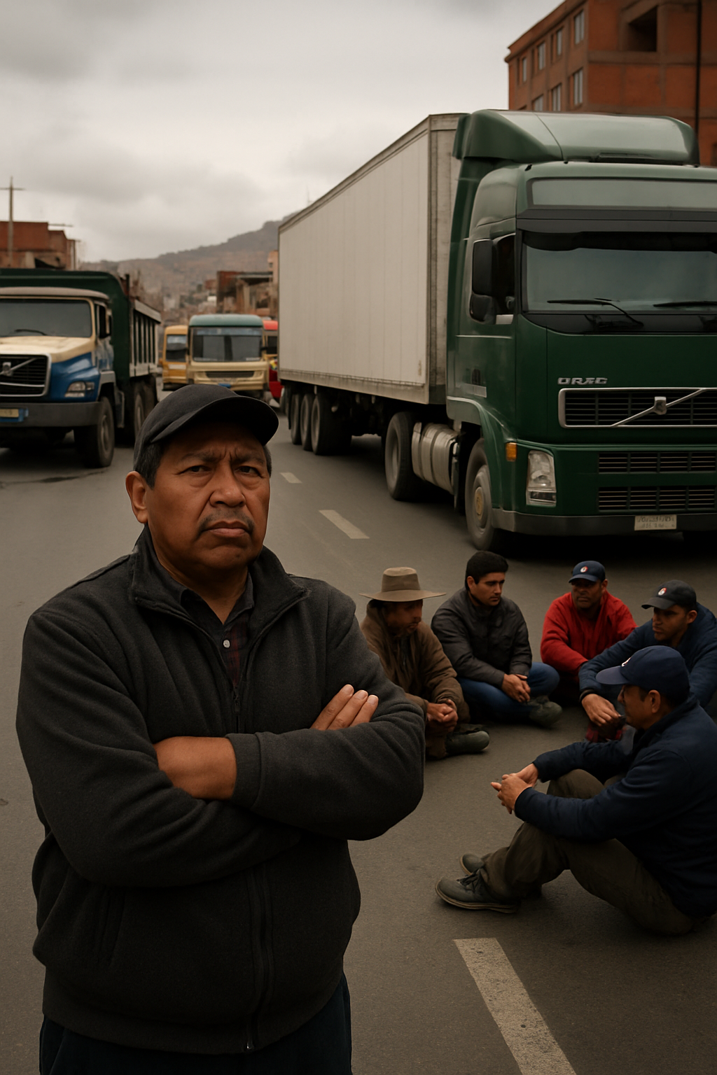 Transportistas bloquean ciudades bolivianas por eliminación de subsidios a combustibles