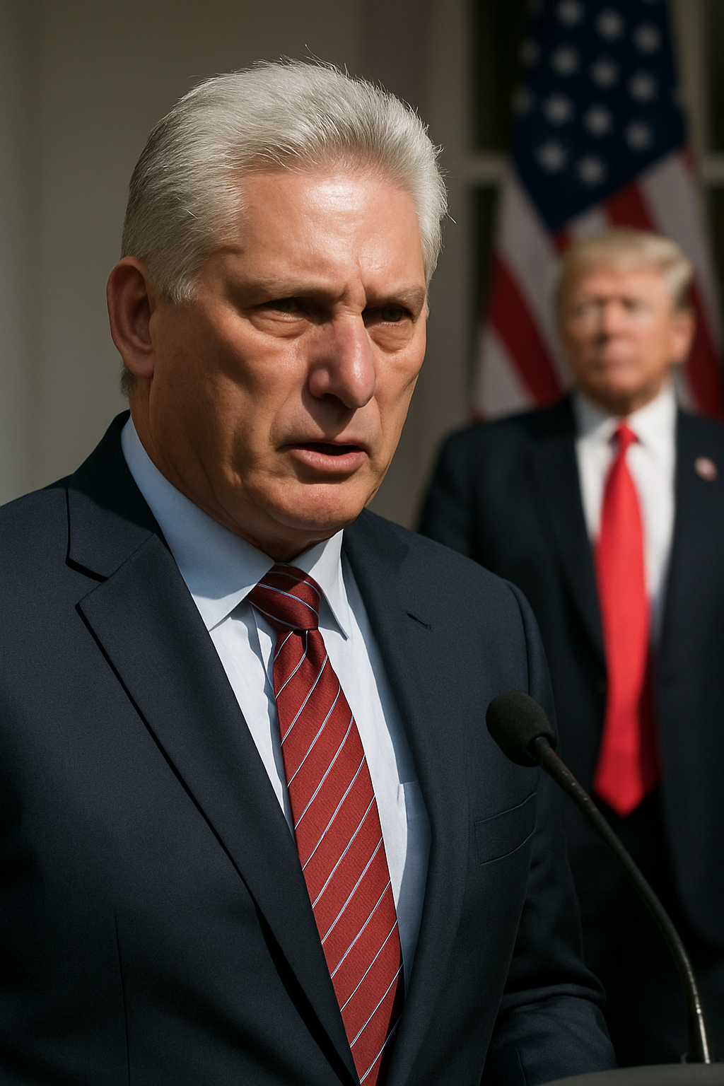 Díaz-Canel acusa a Trump de asfixiar la economía cubana con aranceles