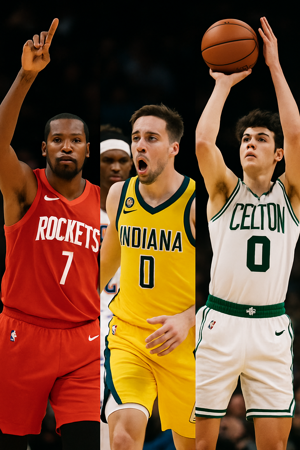 Durant brilla en victoria de Rockets; Pacers sorprenden al Thunder y Boston gana con triple decisivo de Hugo González