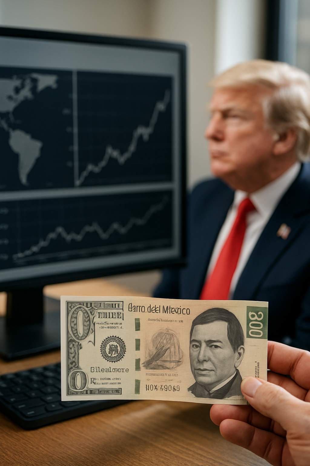 Factores globales y Trump impulsan la fortaleza actual del peso mexicano