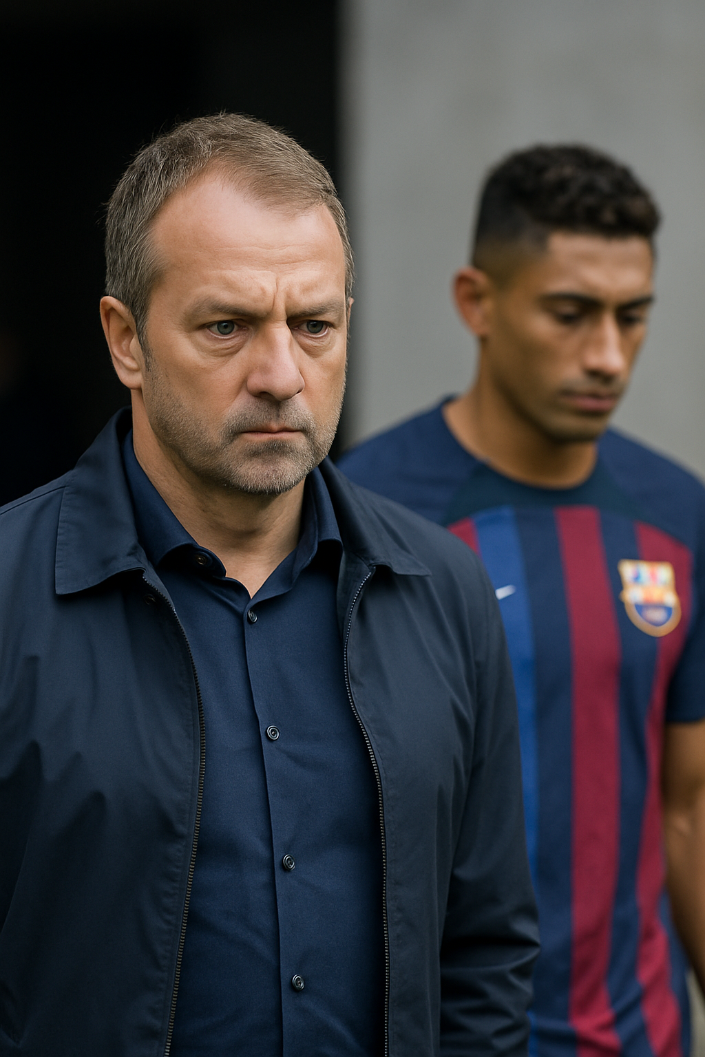 Flick expresa su decepción por salida de Dro y duda sobre Raphinha en Barcelona