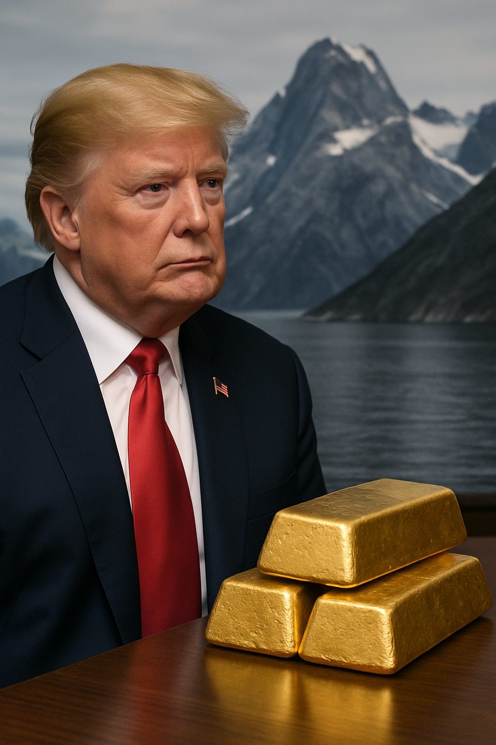 Interés de Trump por Groenlandia impulsa al oro a récord histórico