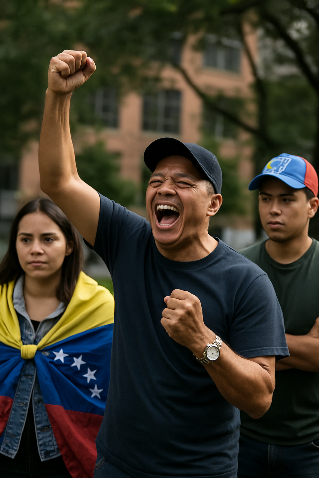 Migrantes venezolanos celebran captura de Maduro con reservas sobre el futuro