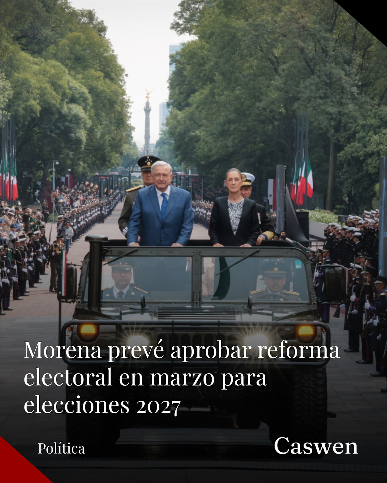 Morena prevé aprobar reforma electoral de Sheinbaum en marzo para elecciones 2027