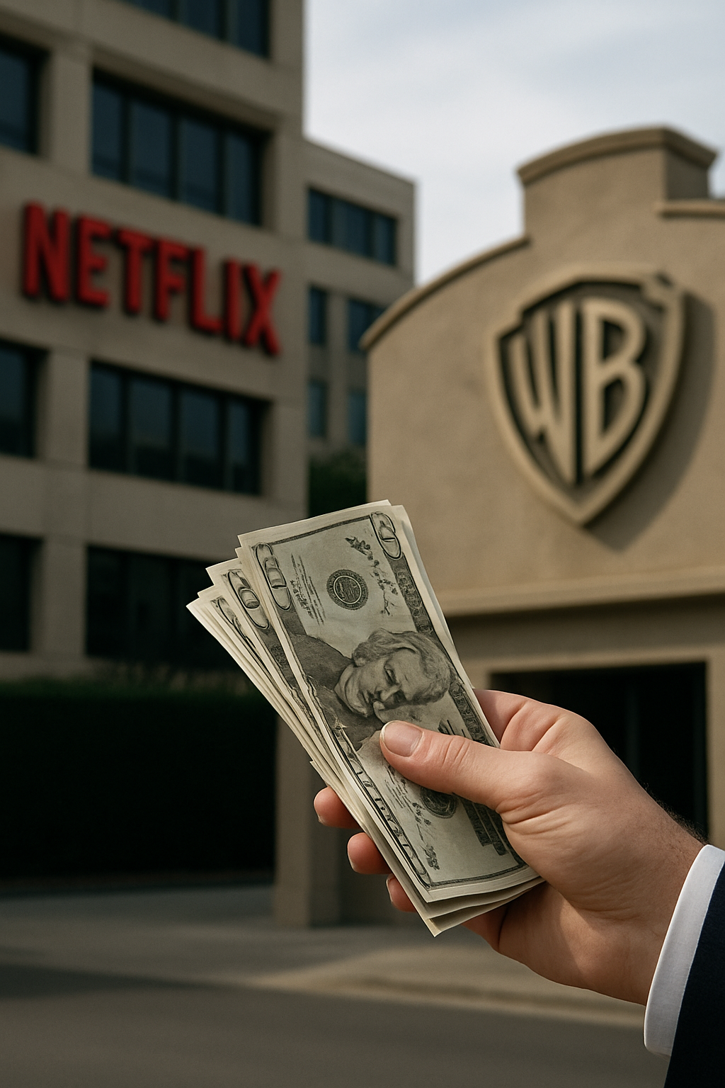 Netflix ofrece pago en efectivo para comprar Warner Bros y frena presión de Paramount