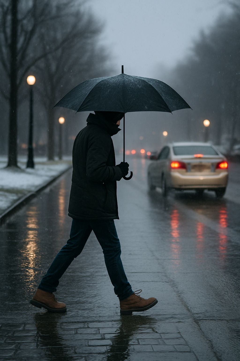 Persisten condiciones invernales y lluvias este domingo por tormenta y frente frío