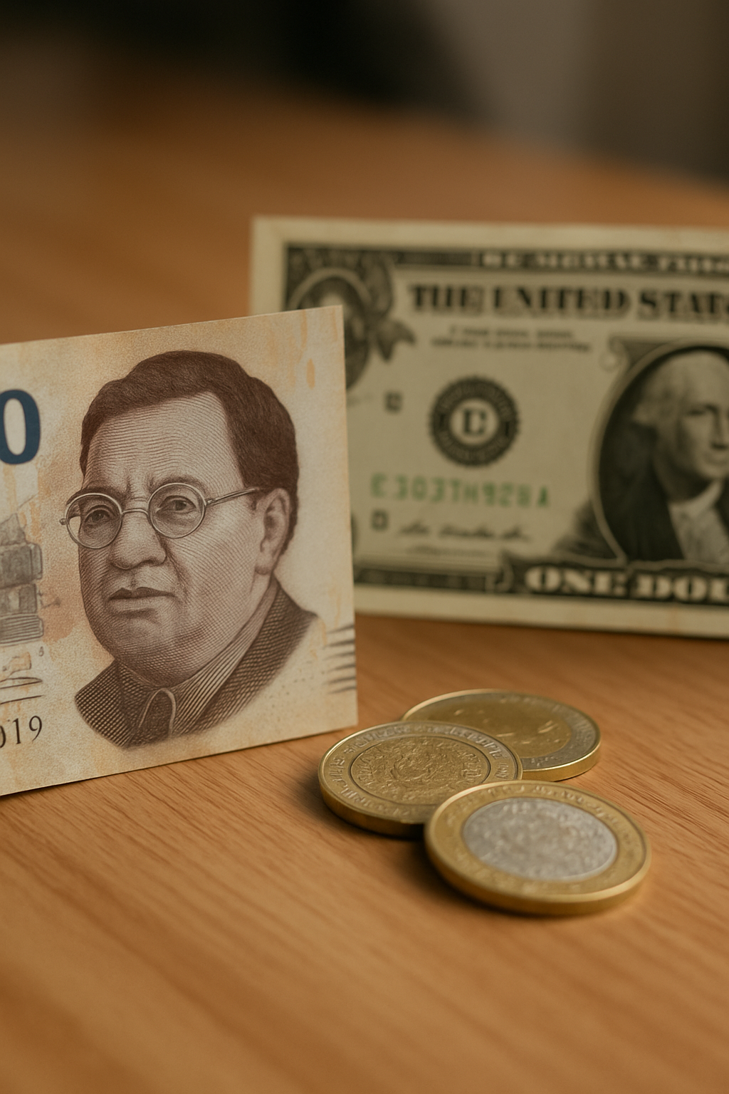 Peso mexicano se fortalece frente al dólar pese a tensiones globales