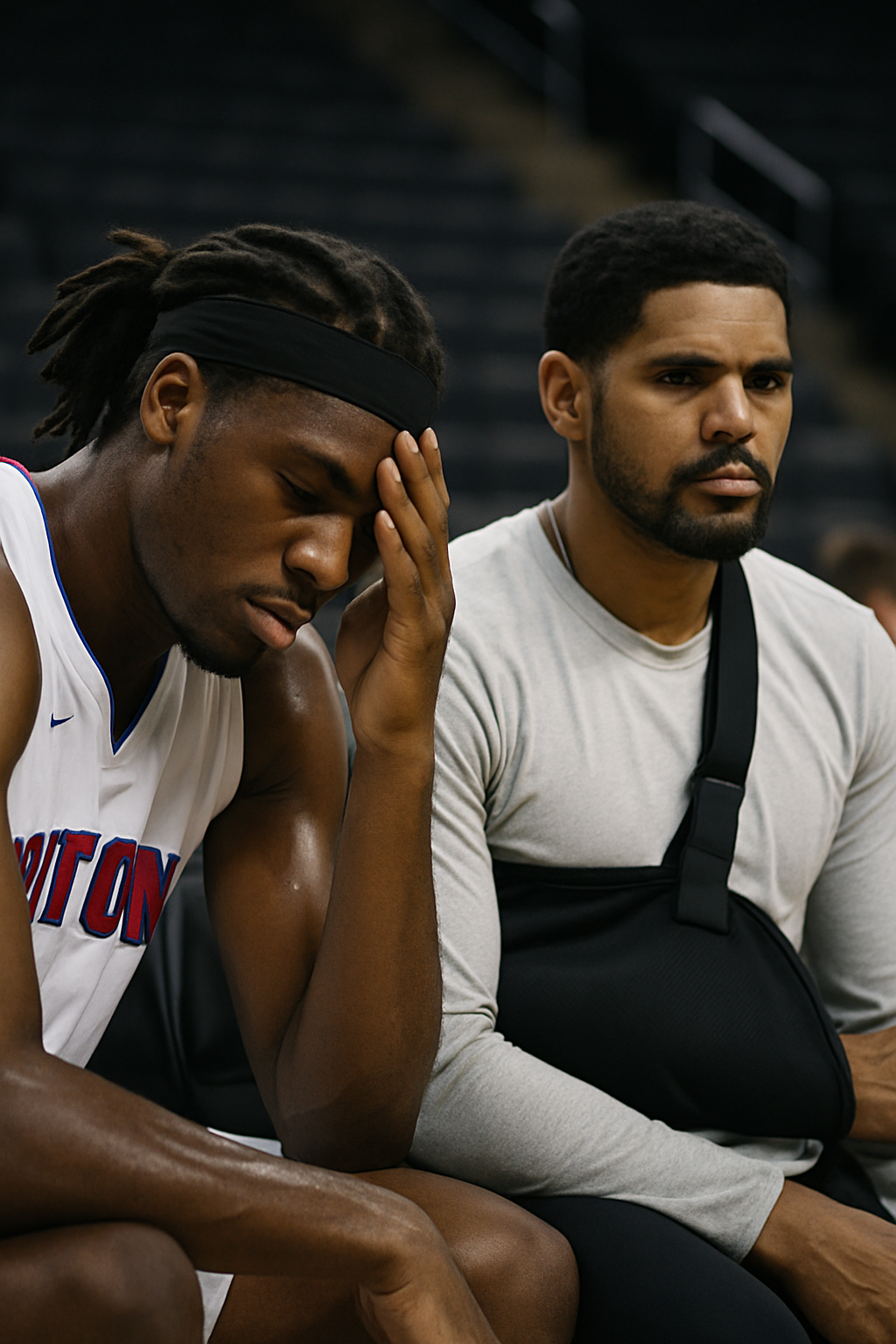 Pistons pierden a Jalen Duren y Tobias Harris por lesiones clave