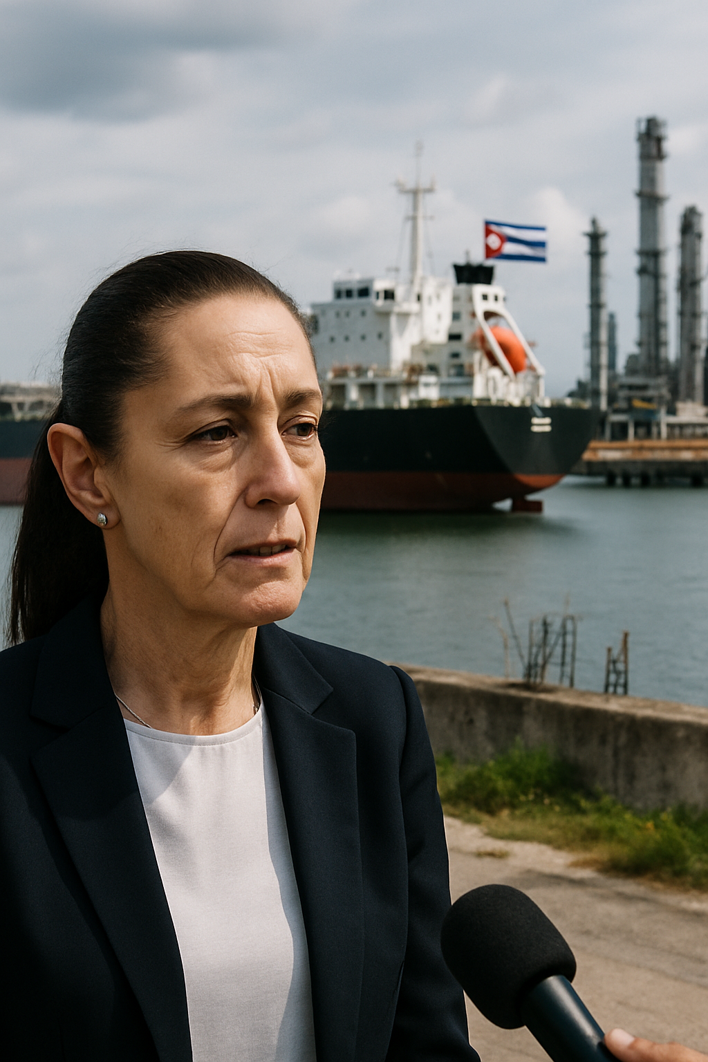 Sheinbaum confirma exportación de petróleo a Cuba vía contratos y ayuda humanitaria