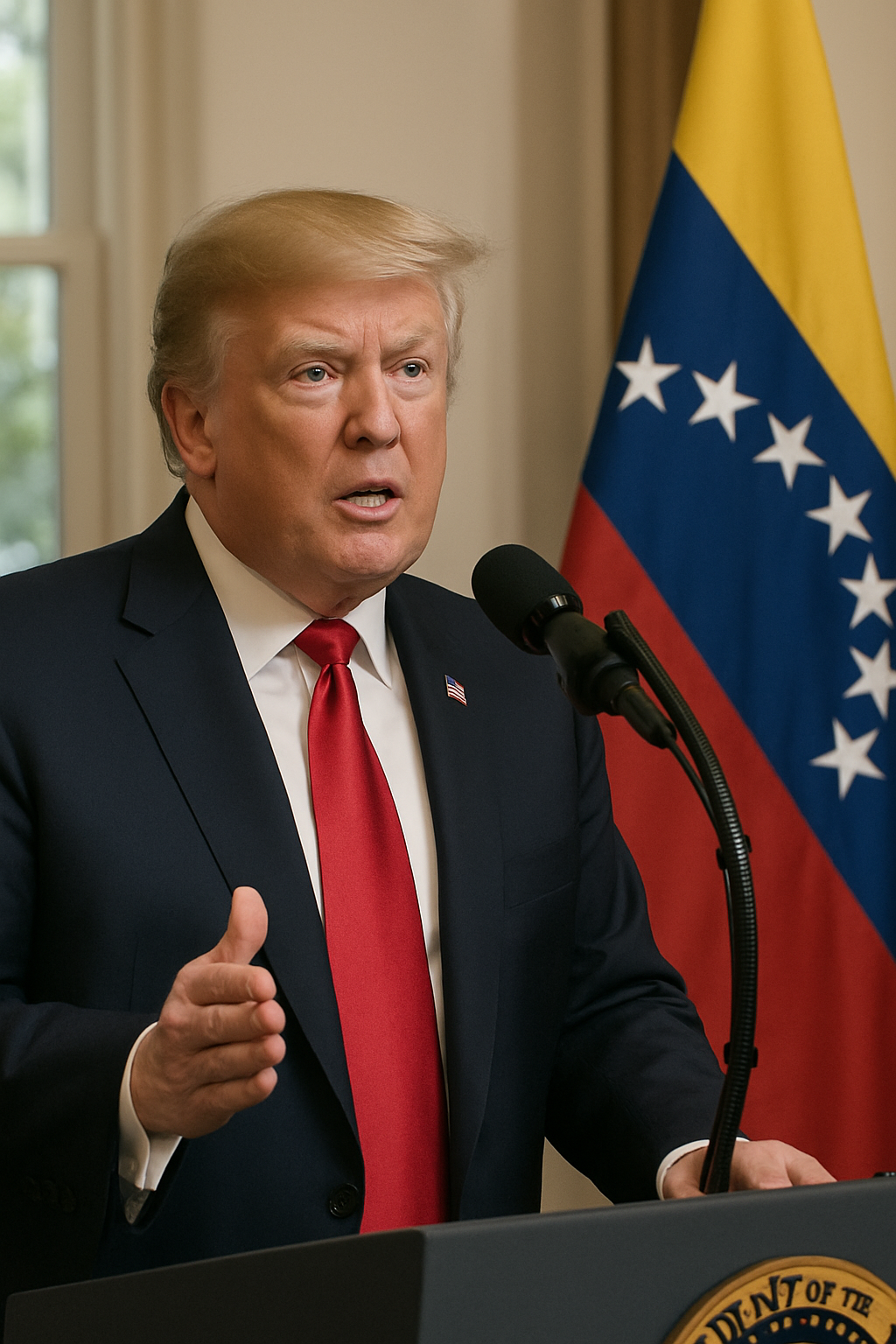 Trump anuncia gobierno temporal de EU en Venezuela hasta transición pacífica