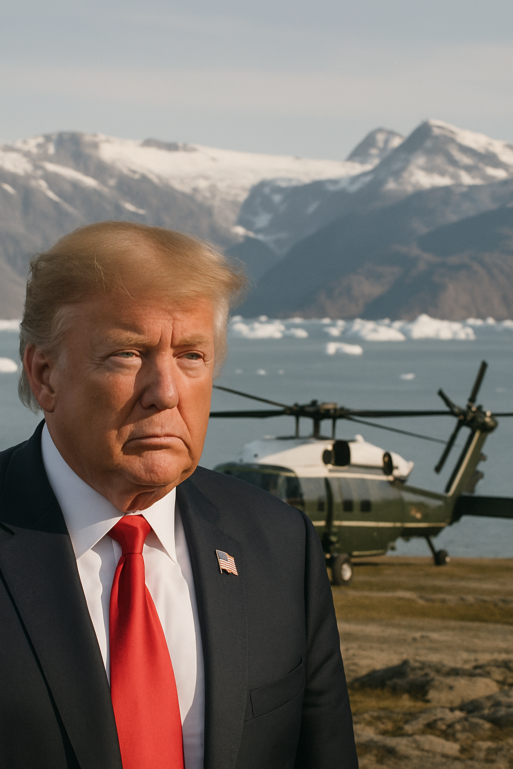 Trump considera uso militar para anexar Groenlandia por seguridad nacional