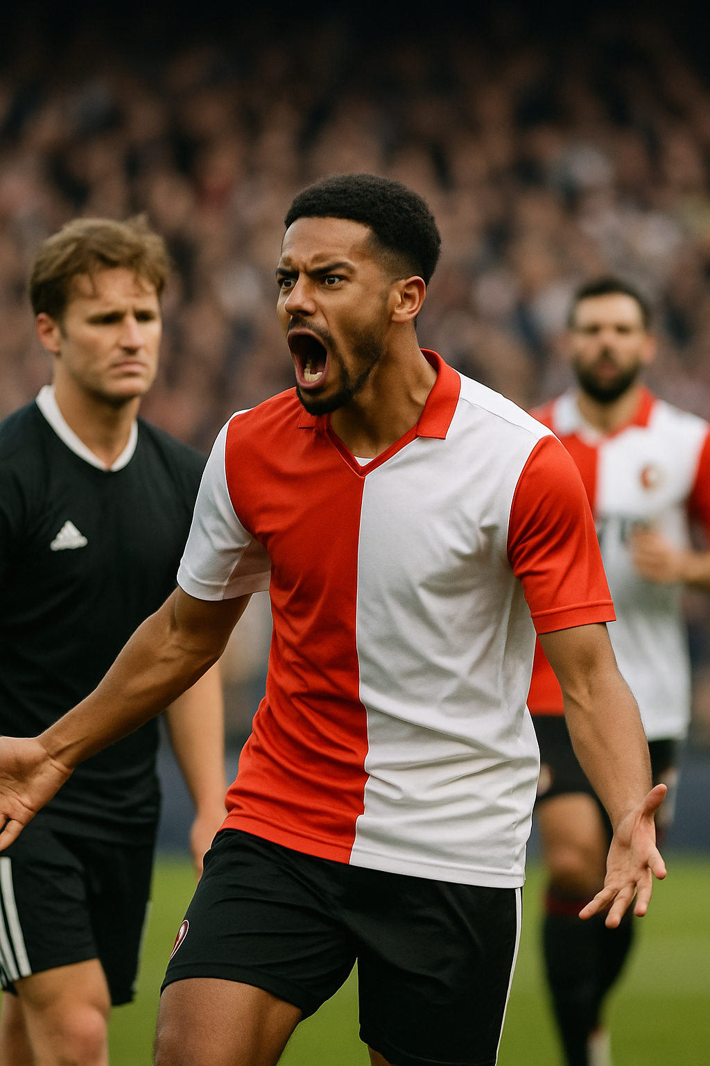 Feyenoord logra remontada con doblete de Hadj-Moussa