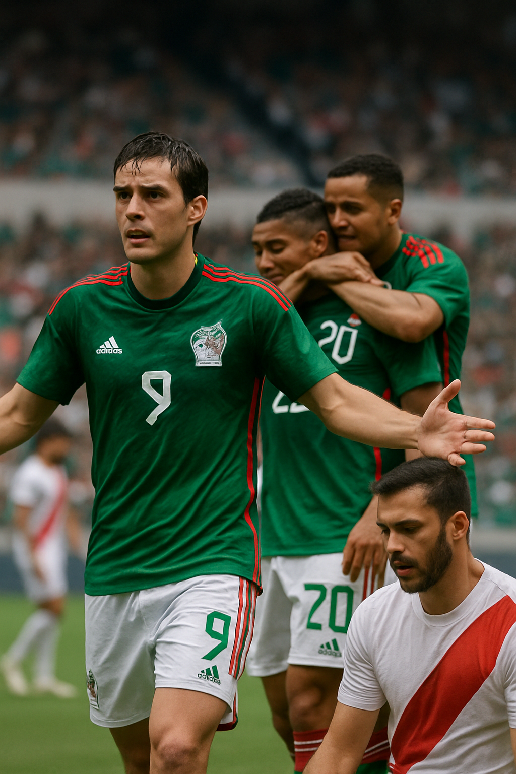 México derrota contundentemente a San Martín con marcador de 4-0