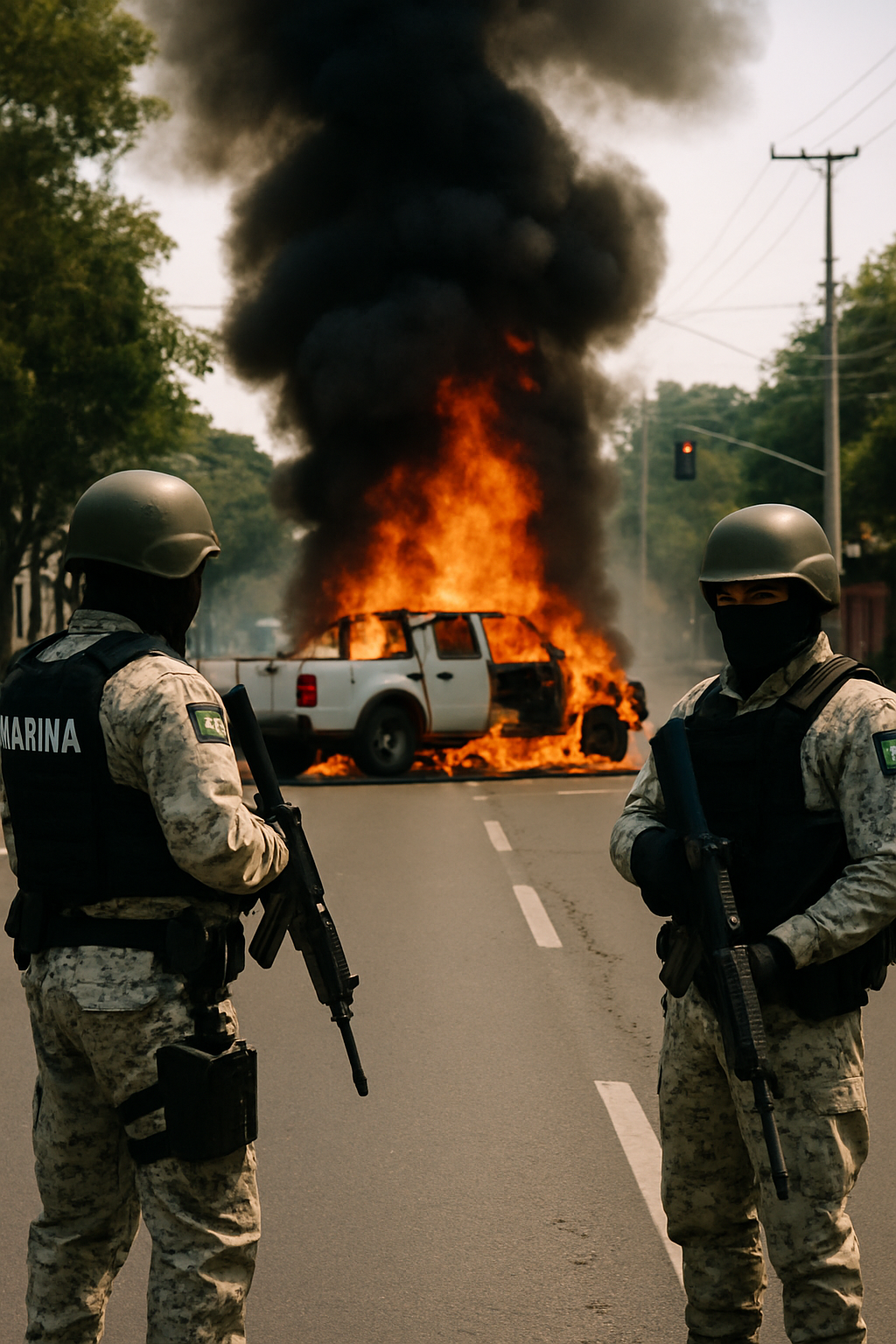 Narco bloqueos en varios estados de México tras abatimiento de Nemesio Oseguera, ‘El Mencho’