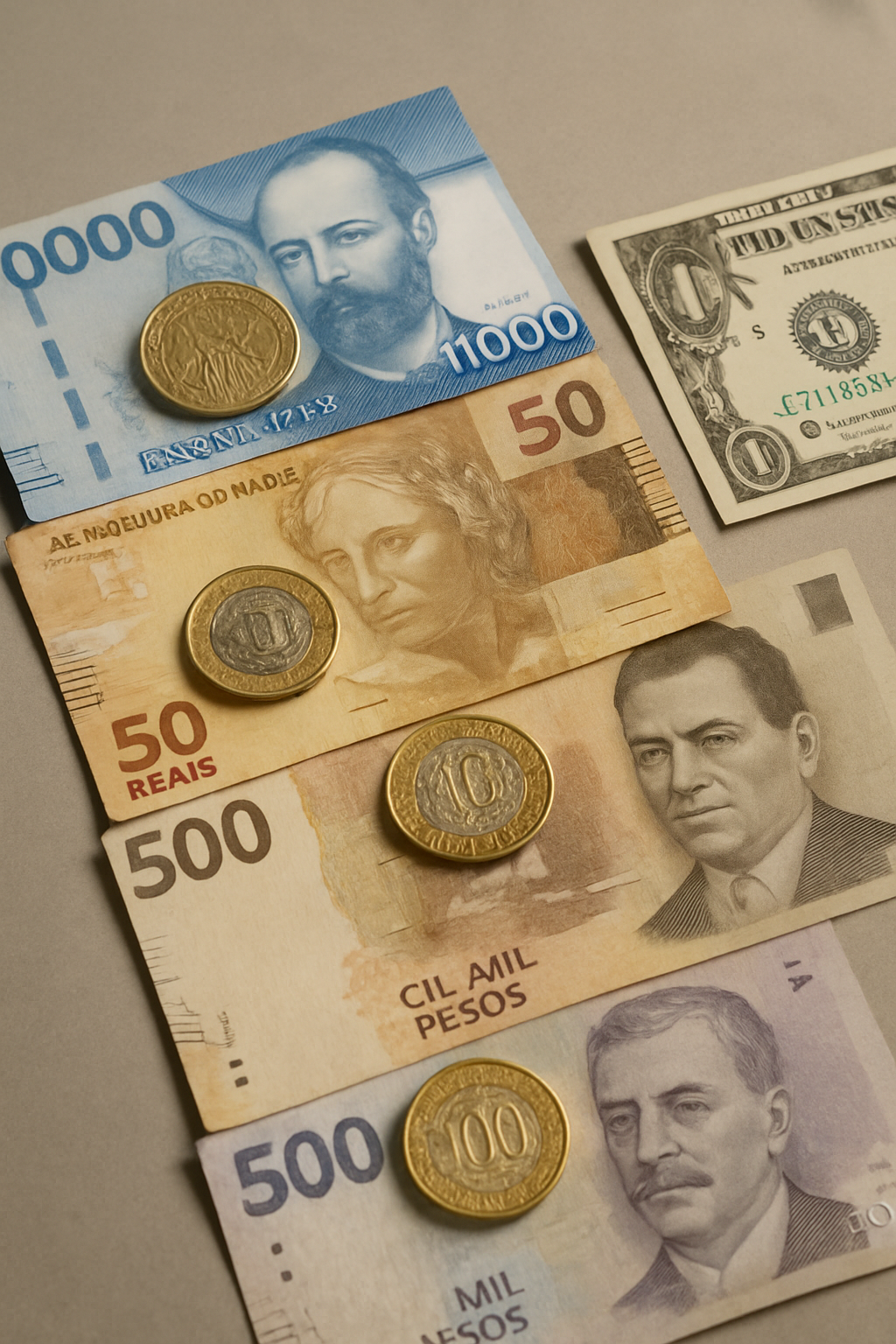 Peso chileno, real brasileño, peso mexicano y peso colombiano destacan frente al dólar