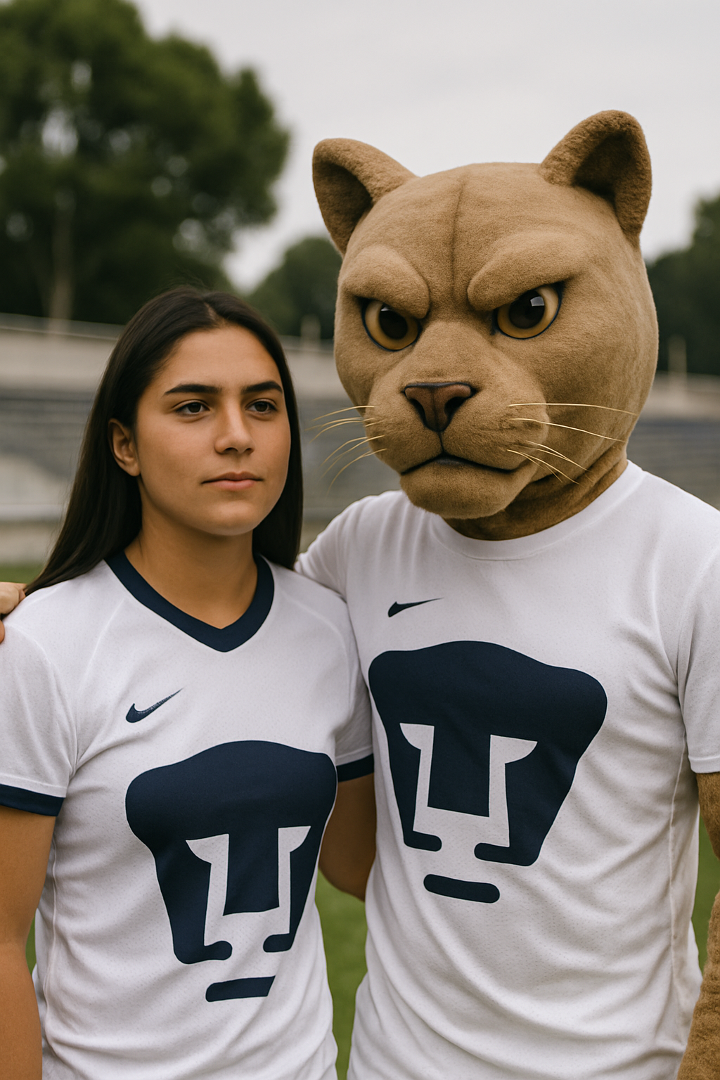 Pumas presenta a Goya, nueva mascota para su equipo femenil
