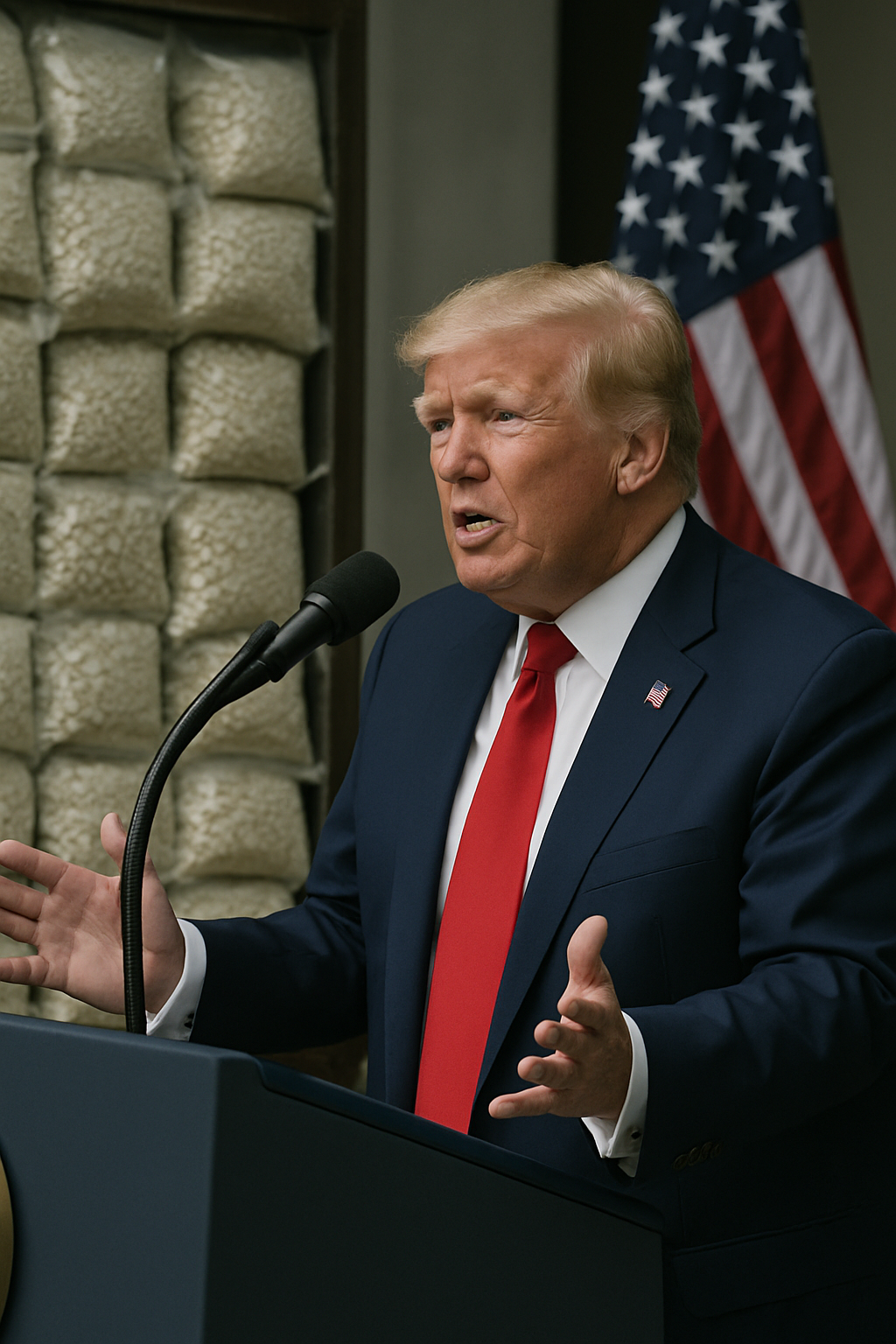 Trump anuncia caída del 56% en tráfico de fentanilo en un año