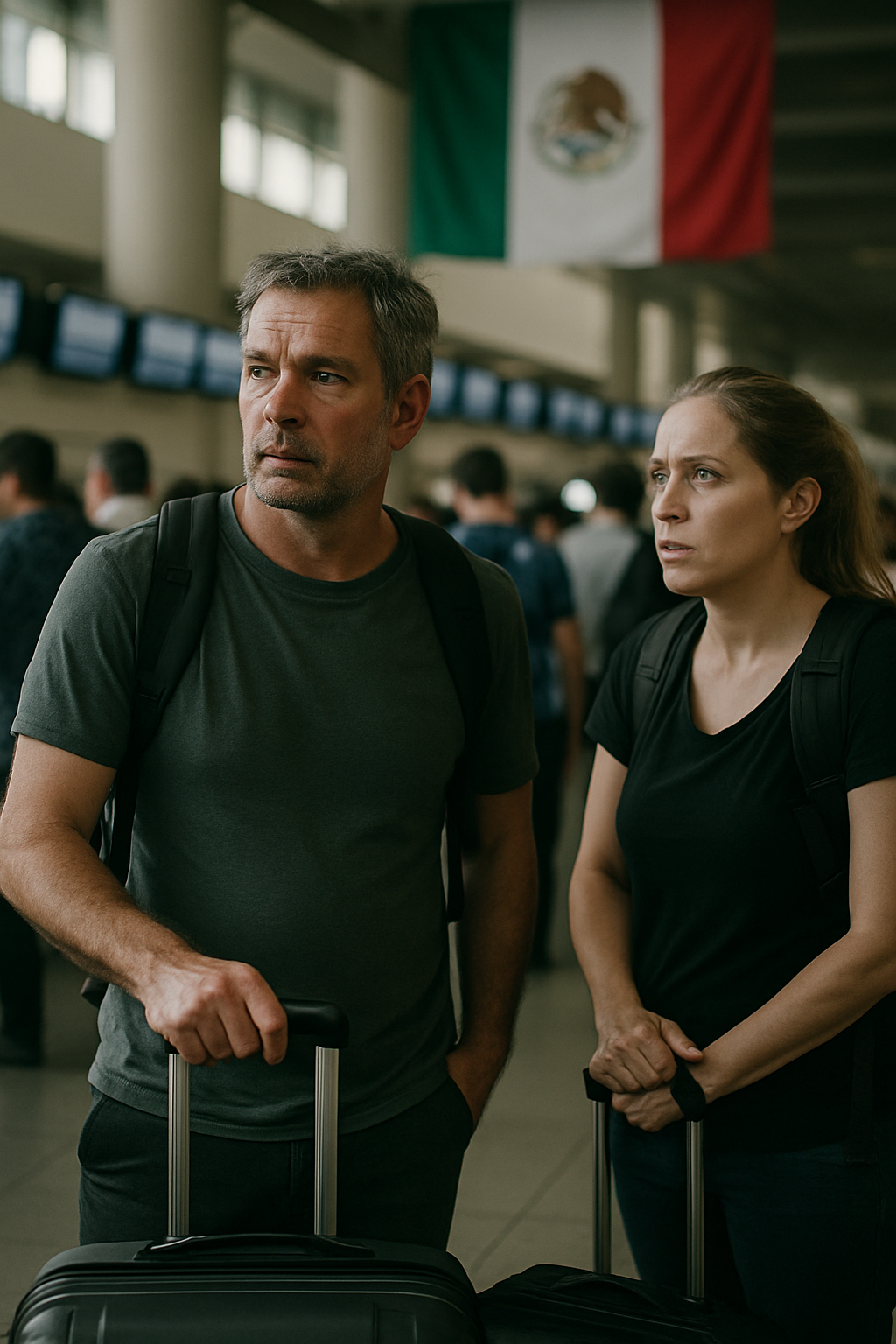 Turistas buscan salir de México tras violencia por muerte del Mencho