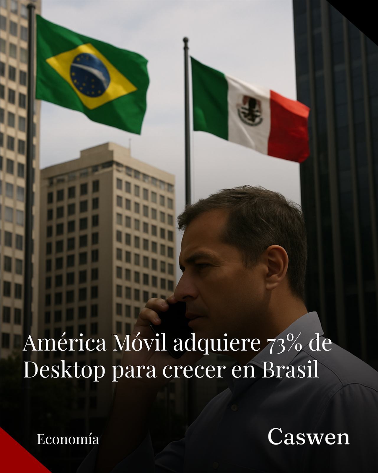 América Móvil adquiere 73% de Desktop para fortalecer su presencia en Brasil