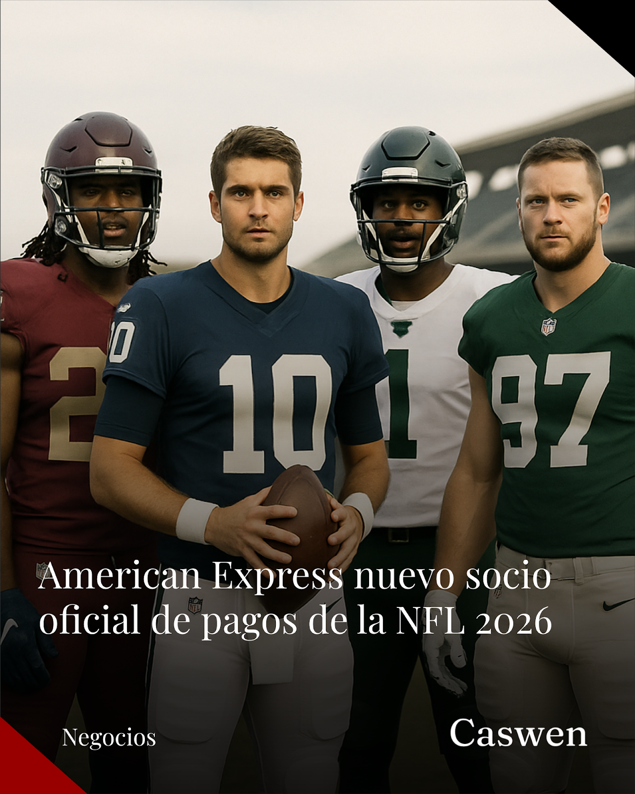 American Express se convierte en socio oficial de pagos de la NFL en 2026