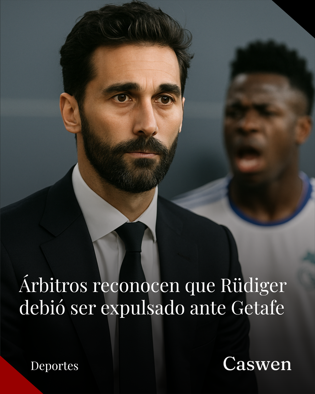 Árbitros reconocen que Rüdiger debió ser expulsado ante Getafe
