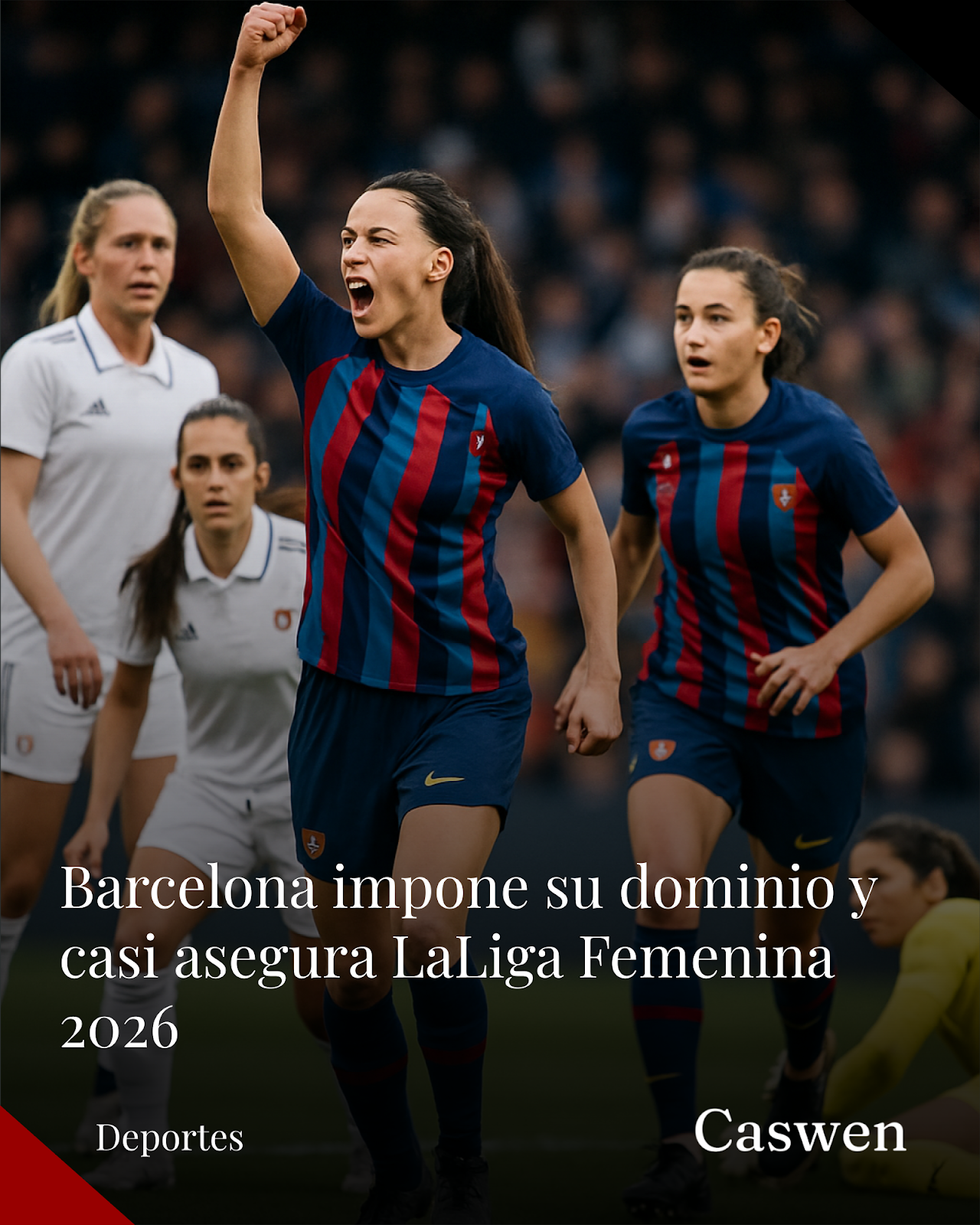 Barcelona domina a Real Madrid y define LaLiga Femenina 2026