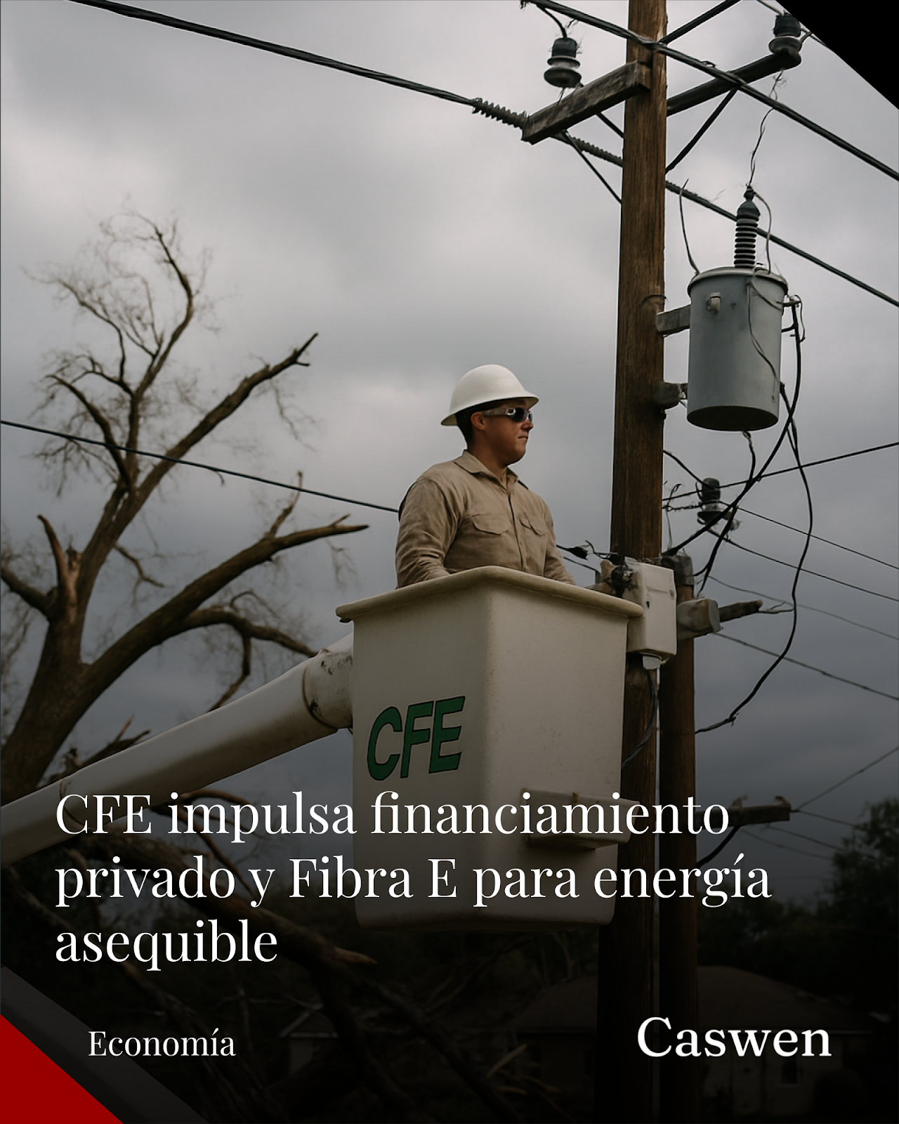 CFE impulsa financiamiento privado y Fibra E para proyectos eléctricos