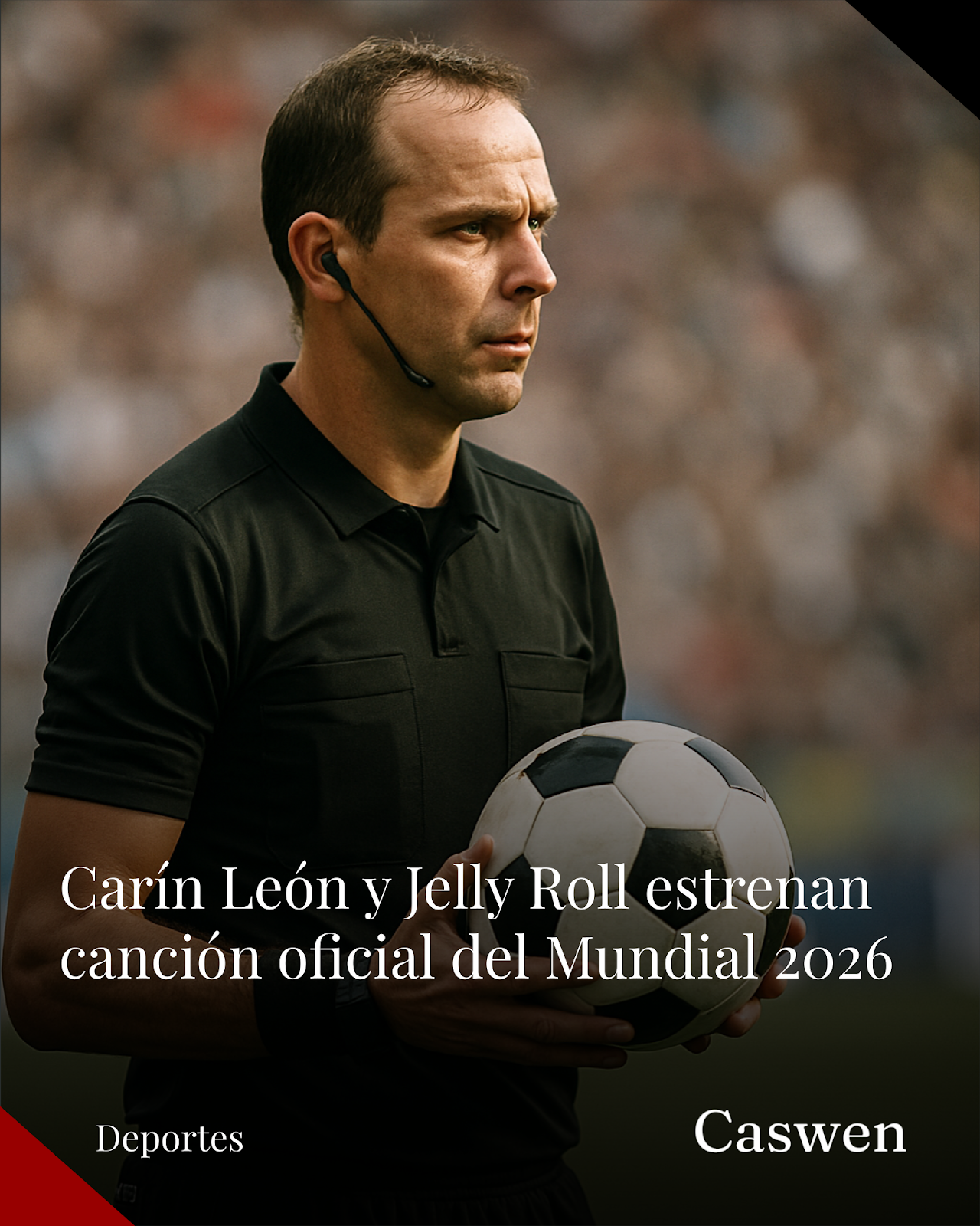 Carín León y Jelly Roll protagonizan la canción oficial del Mundial 2026