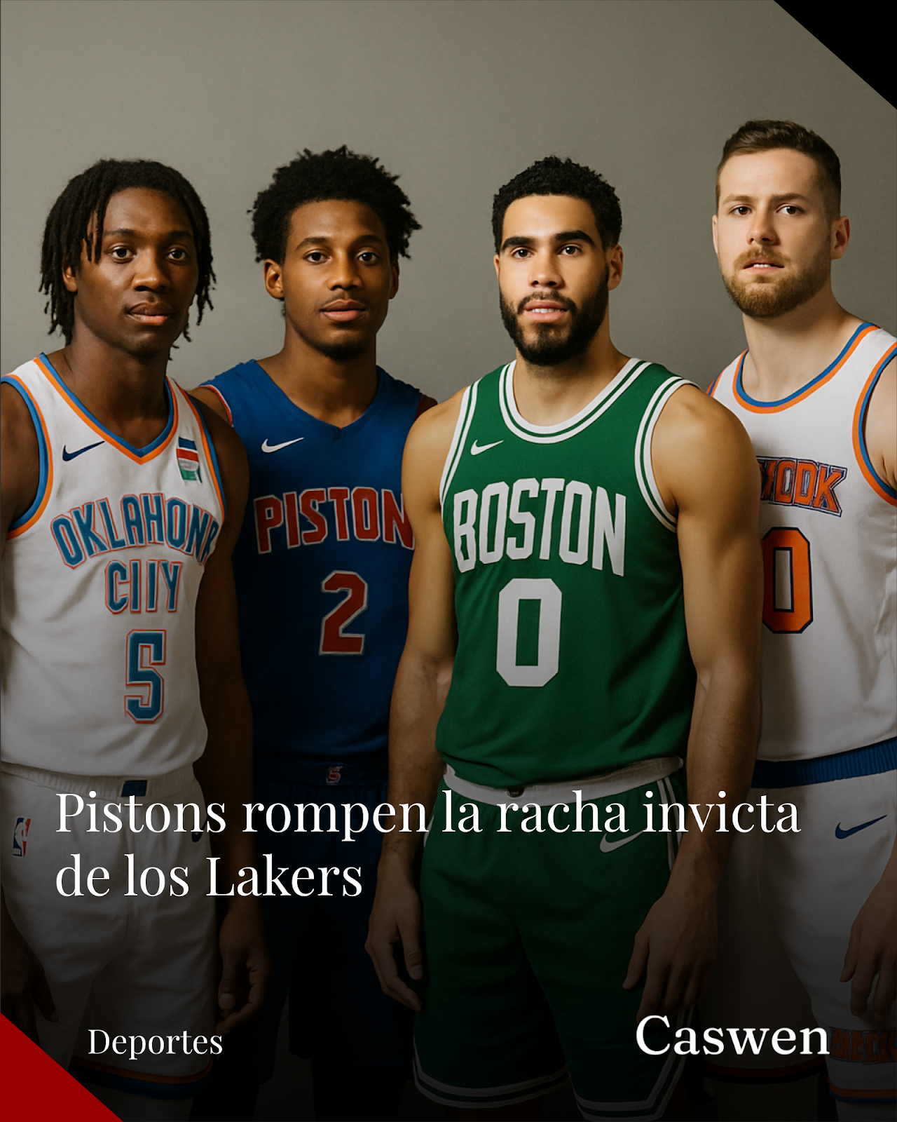 Detroit Pistons rompen la racha ganadora de Los Angeles Lakers