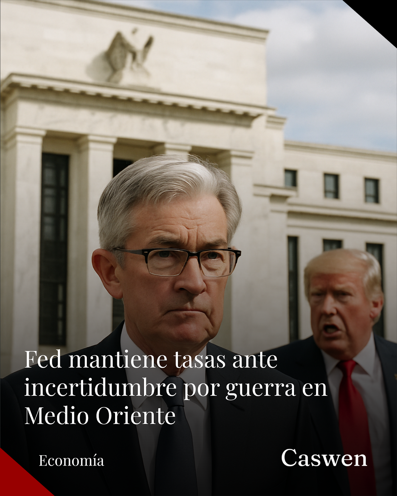 Fed mantiene tasas y advierte incertidumbre por conflicto en Medio Oriente