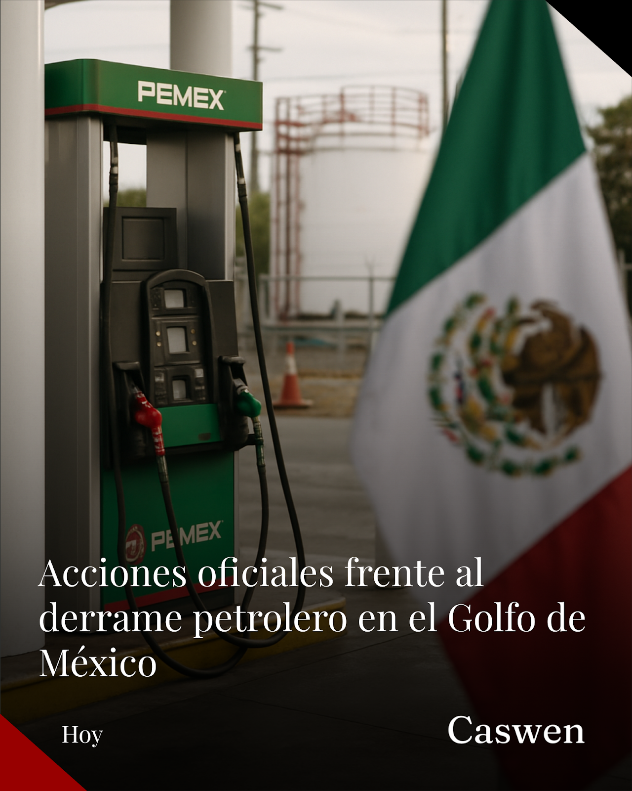 Gobierno mexicano informa sobre causas y acciones frente a derrame petrolero en el Golfo