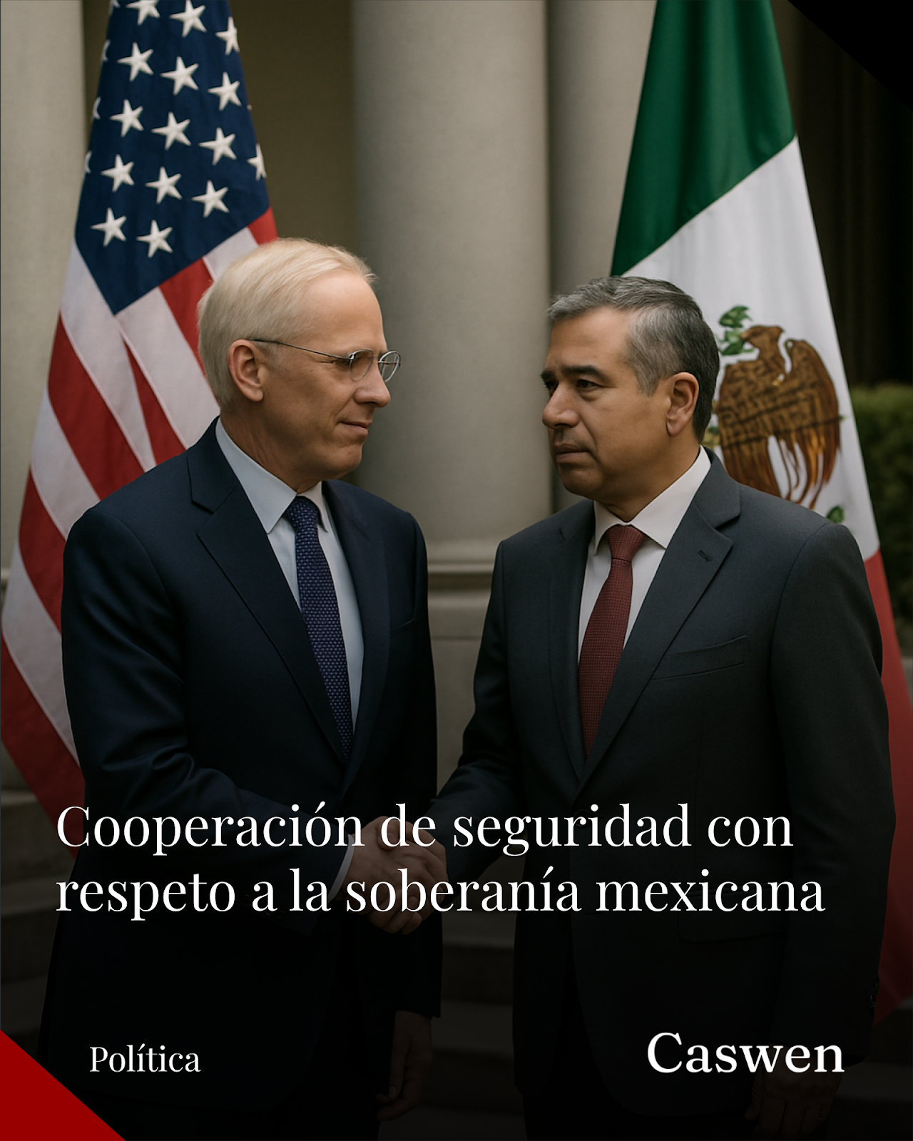 Harfuch y director del FBI refuerzan cooperación con respeto a soberanía mexicana
