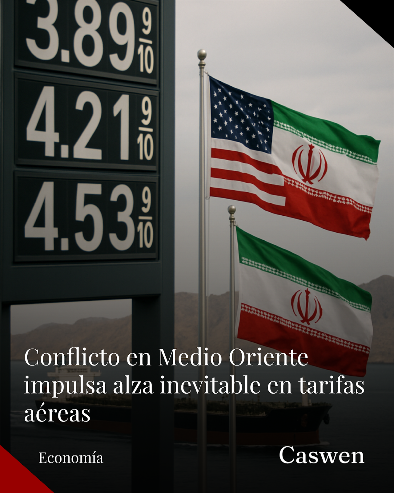 IATA advierte que conflicto en Medio Oriente elevará tarifas aéreas